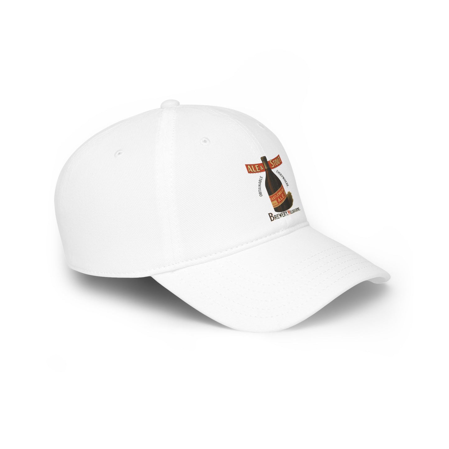 Beer Lover's Low Profile Baseball Cap, Stout Cap, Brewery Gift, Casual Headwear, Summer Hat, Craft Beer Merch