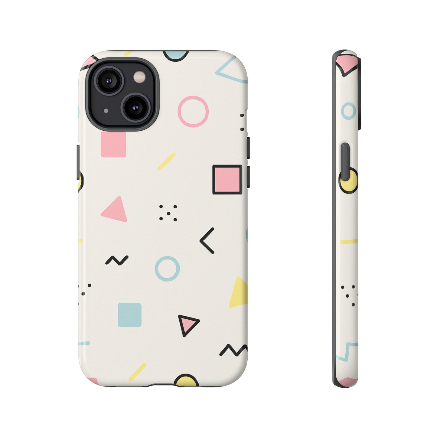 Geometric Phone Case - Stylish Tough Cases for Trendsetters, Unique Phone Covers, Modern Accessories, Gift Ideas for Her