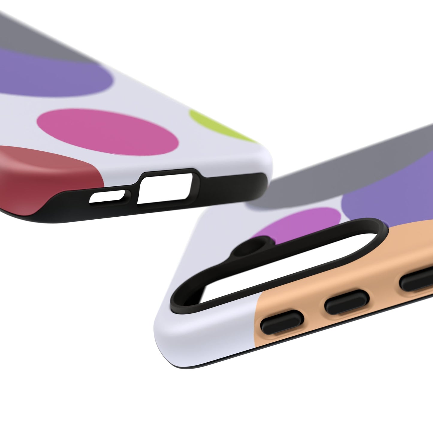 Colorful Geometric Phone Case, Bold Protective Cover for iPhone, Unique Gift for Trendy Teens, Fun Customizable Cases, Modern Design