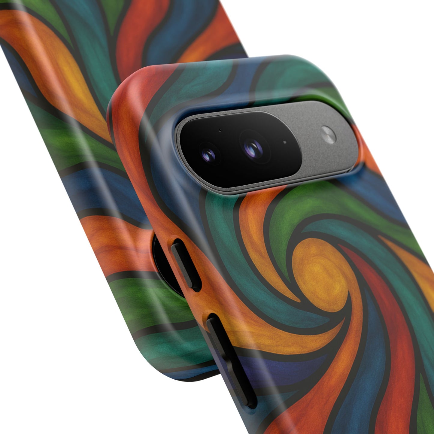 Colorful Swirl Phone Case | Tough Cases, Vibrant Design, Gift for Art Lovers, Funky Case, Unique Phone Accessories