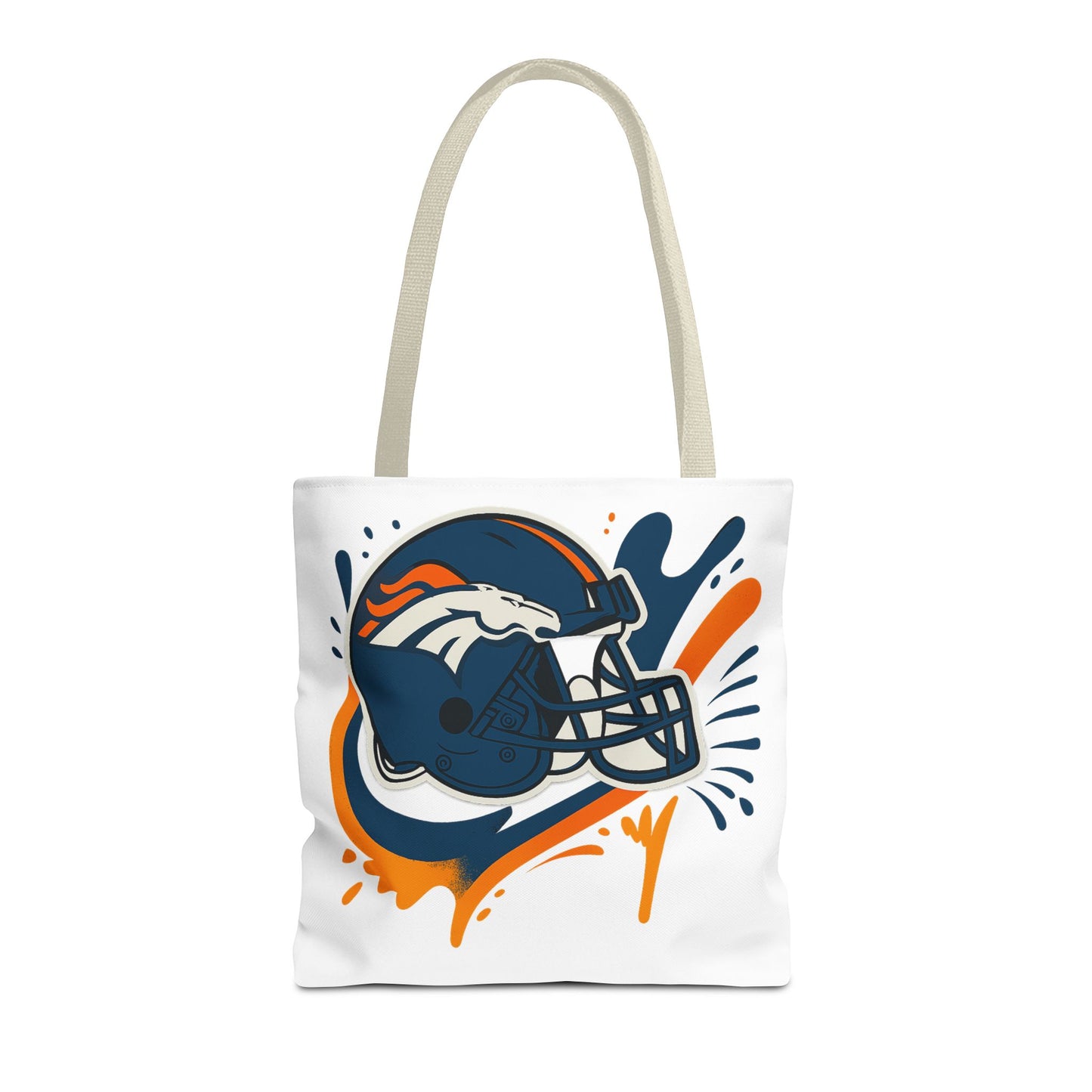 Denver Broncos Sports Tote Bag, Game Day Tote, Football Fan Gift, NFL Accessories, Team Spirit Bag, AOP Design