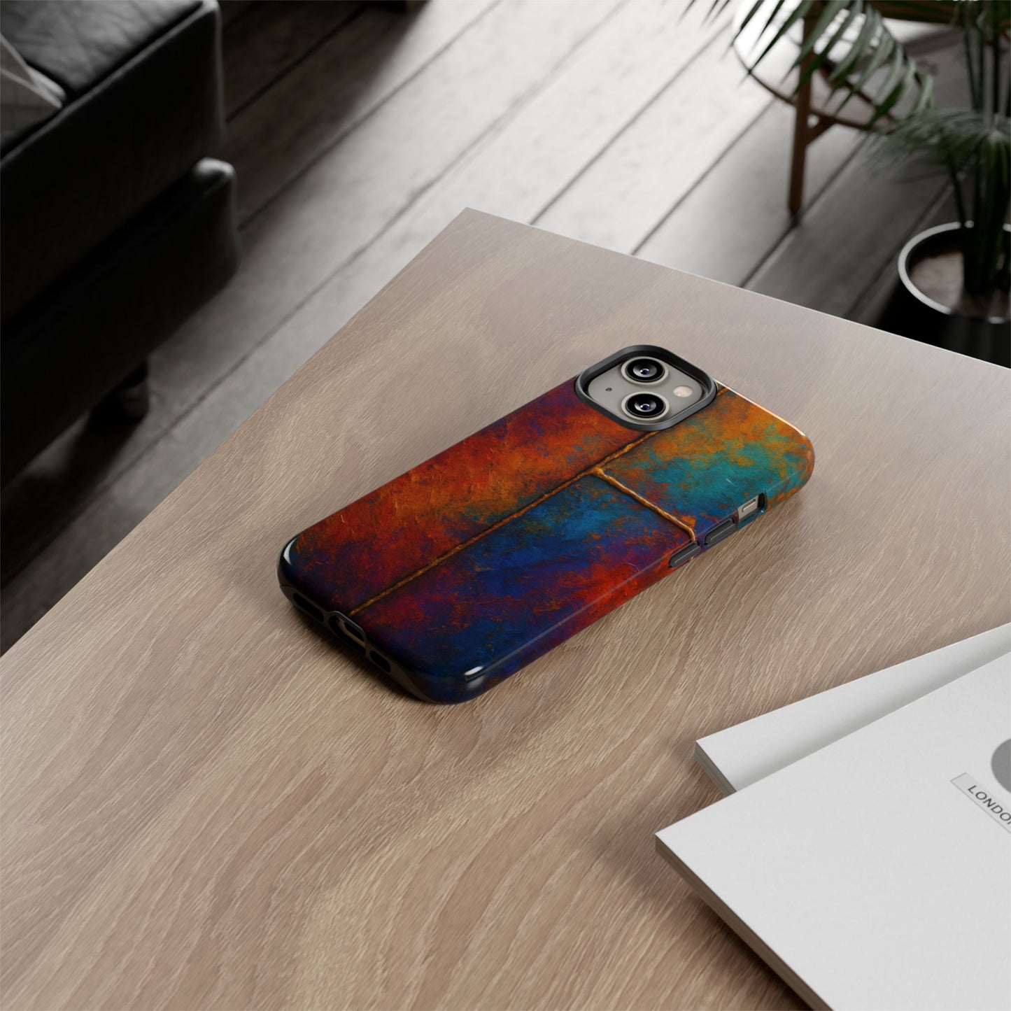 Colorful Artistic Phone Case, Tough Cases, Vibrant Phone Cover, Protective Case, Unique Gift for Art Lovers, Birthday Gift