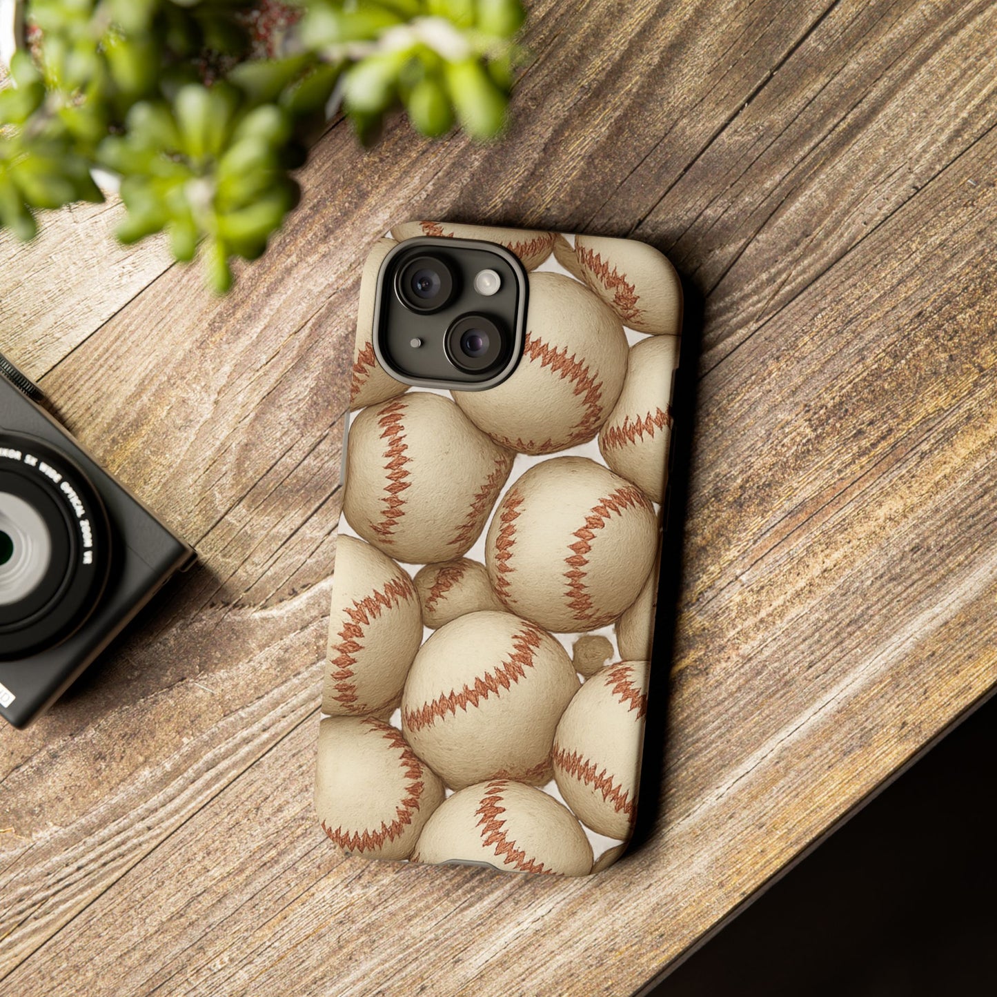 Baseball Phone Case, Tough Cases for Sports Fans, Custom iPhone Cover, Unique Gift for Baseball Lovers, Durable Protection