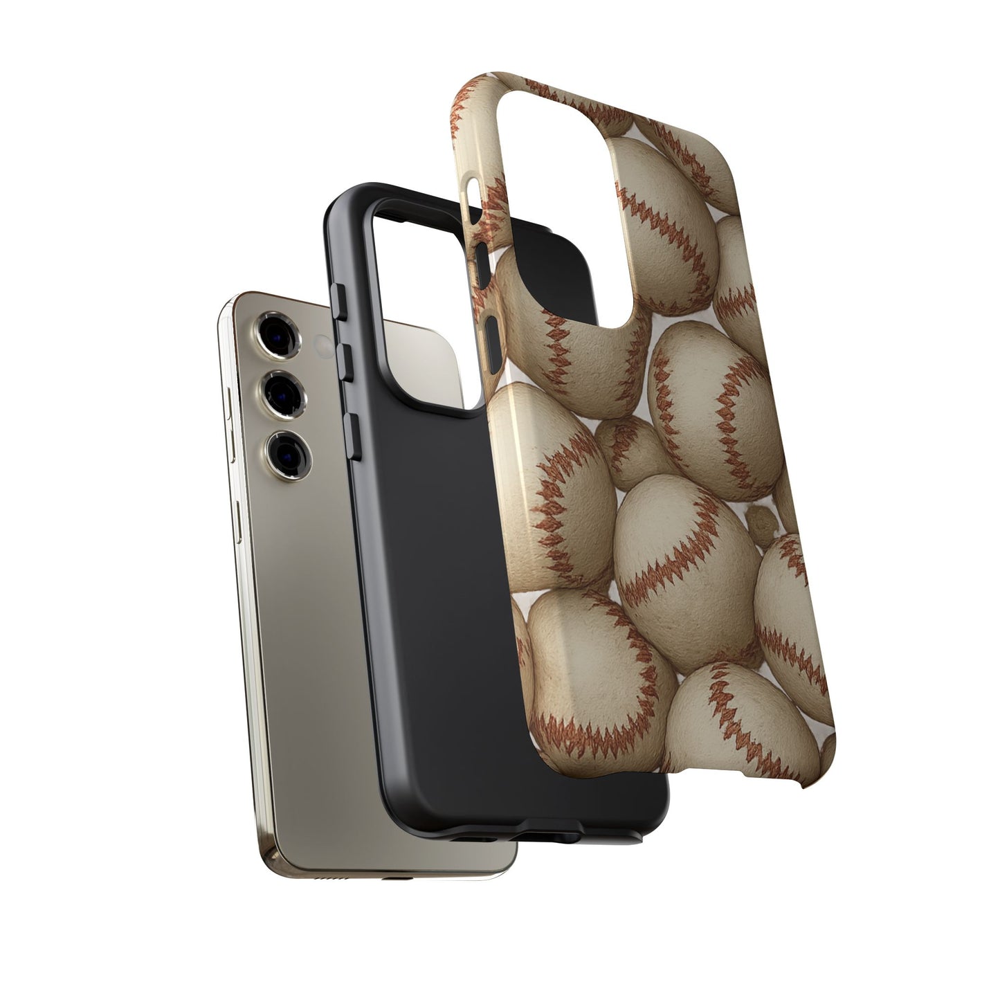 Baseball Phone Case, Tough Cases for Sports Fans, Custom iPhone Cover, Unique Gift for Baseball Lovers, Durable Protection