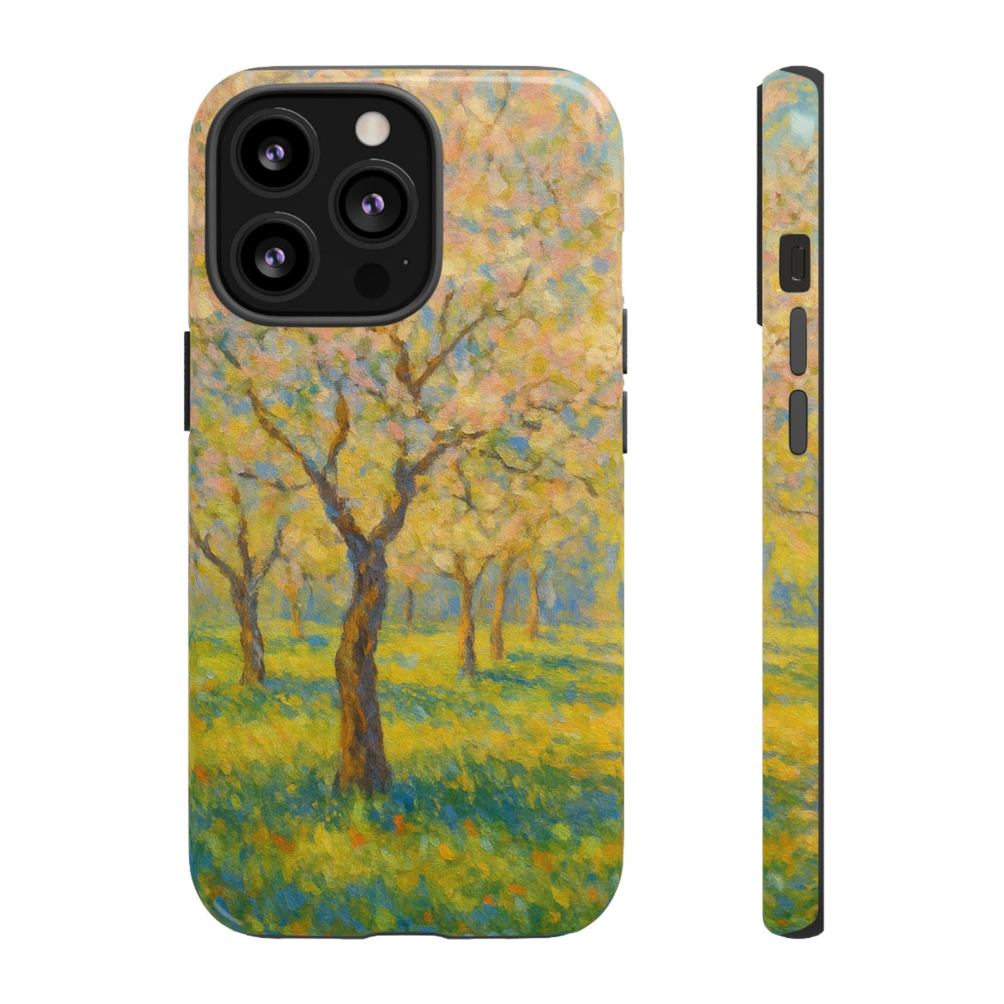 Artistic Phone Case, Tough Phone Case, Flower Tree Case, Spring Decor, Unique Phone Cover, Nature Lover Gift