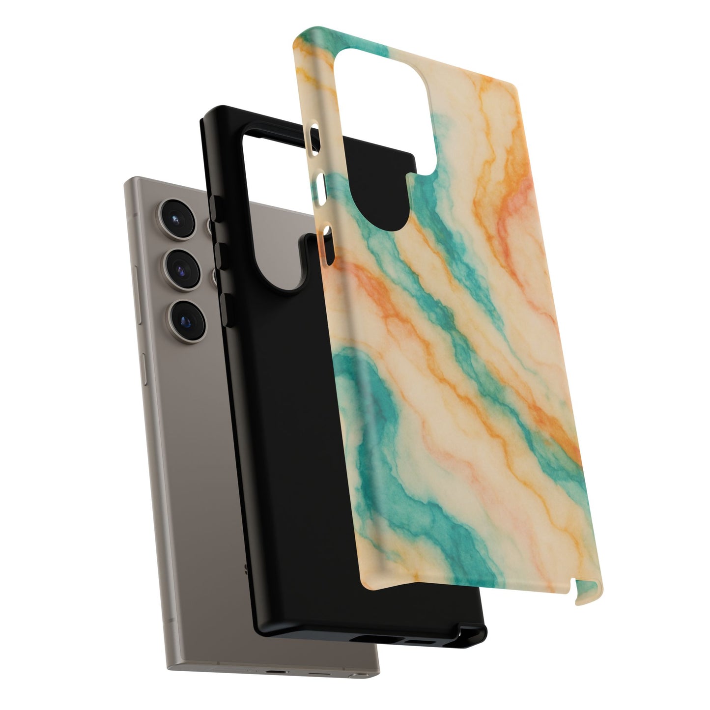 Stylish Phone Case - Tough Cases with Abstract Marble Design, Trendy Accessory, Gift for Her, Protective Case, Unique Phone Cover