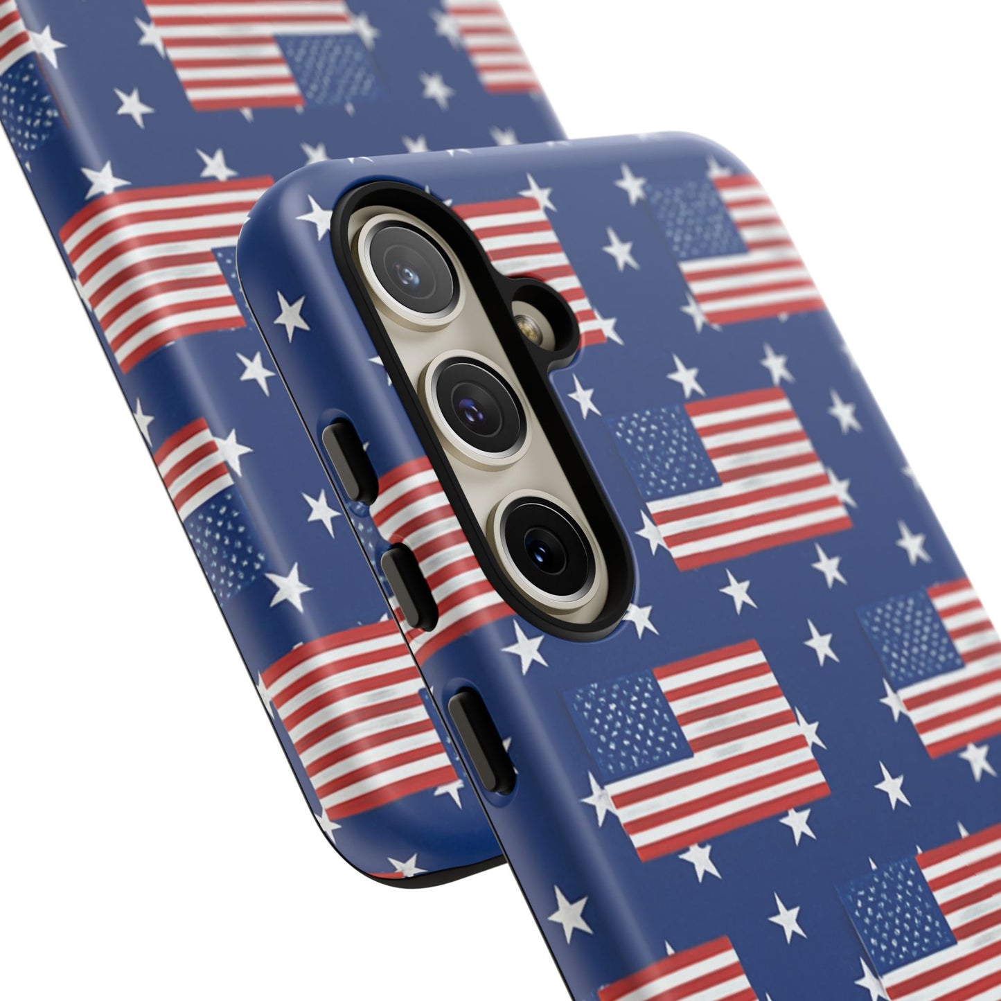 Patriotic Phone Case, Independence Day Accessories, American Flag Design, Star-Spangled Cover, Summer BBQ Gift