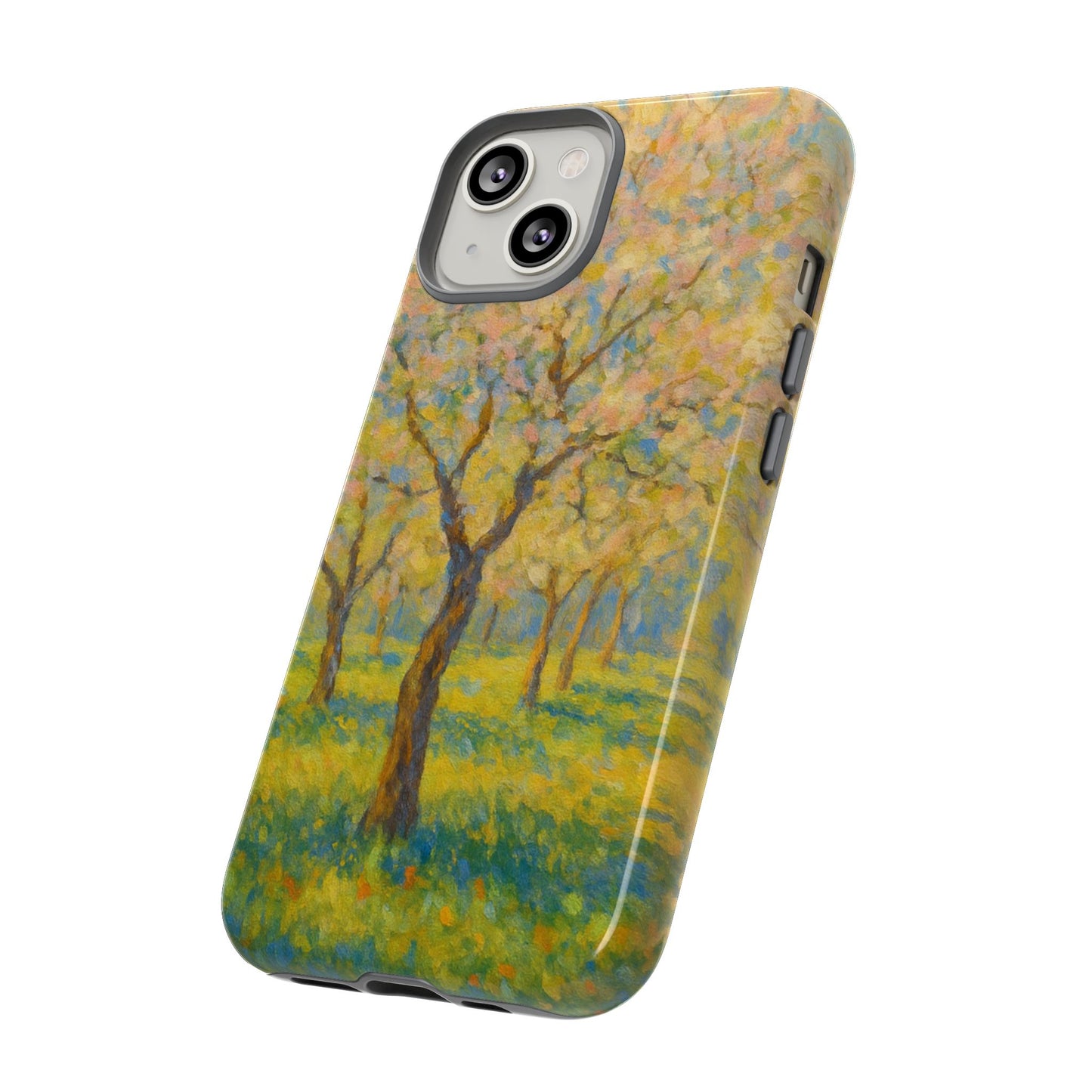 Artistic Phone Case, Tough Phone Case, Flower Tree Case, Spring Decor, Unique Phone Cover, Nature Lover Gift
