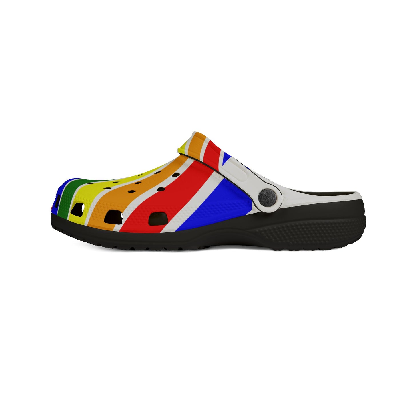 Colorful EVA Foam Shoes - Rainbow Slippers for Summer, Casual Footwear, Festival Shoes, Vibrant Indoor/Outdoor Clogs