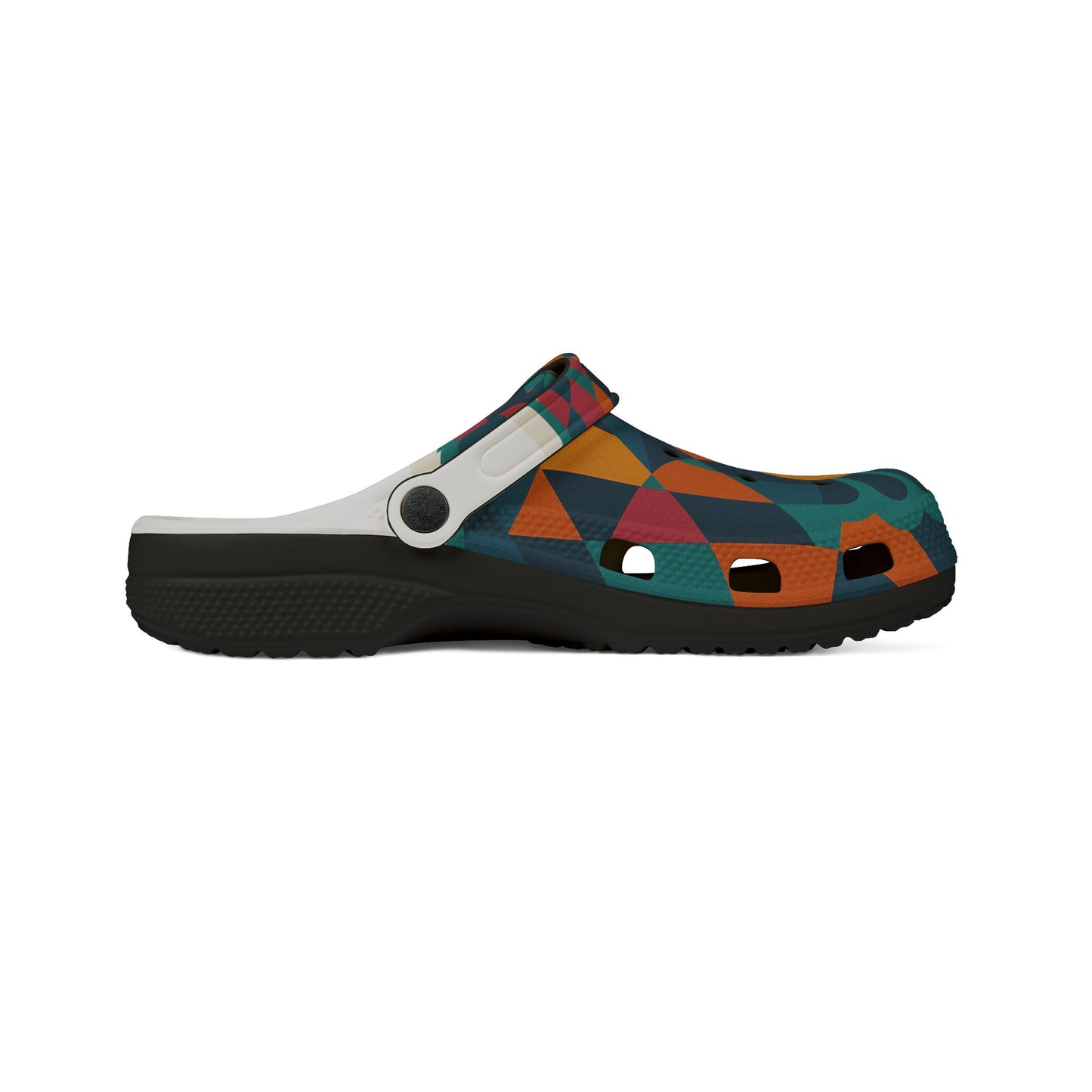 Vibrant Patterned Clogs - Fun EVA Foam Shoes for Comfort and Style, Summer Footwear, Festival Shoes, Colorful Garden Clogs, Unique Slide Ons