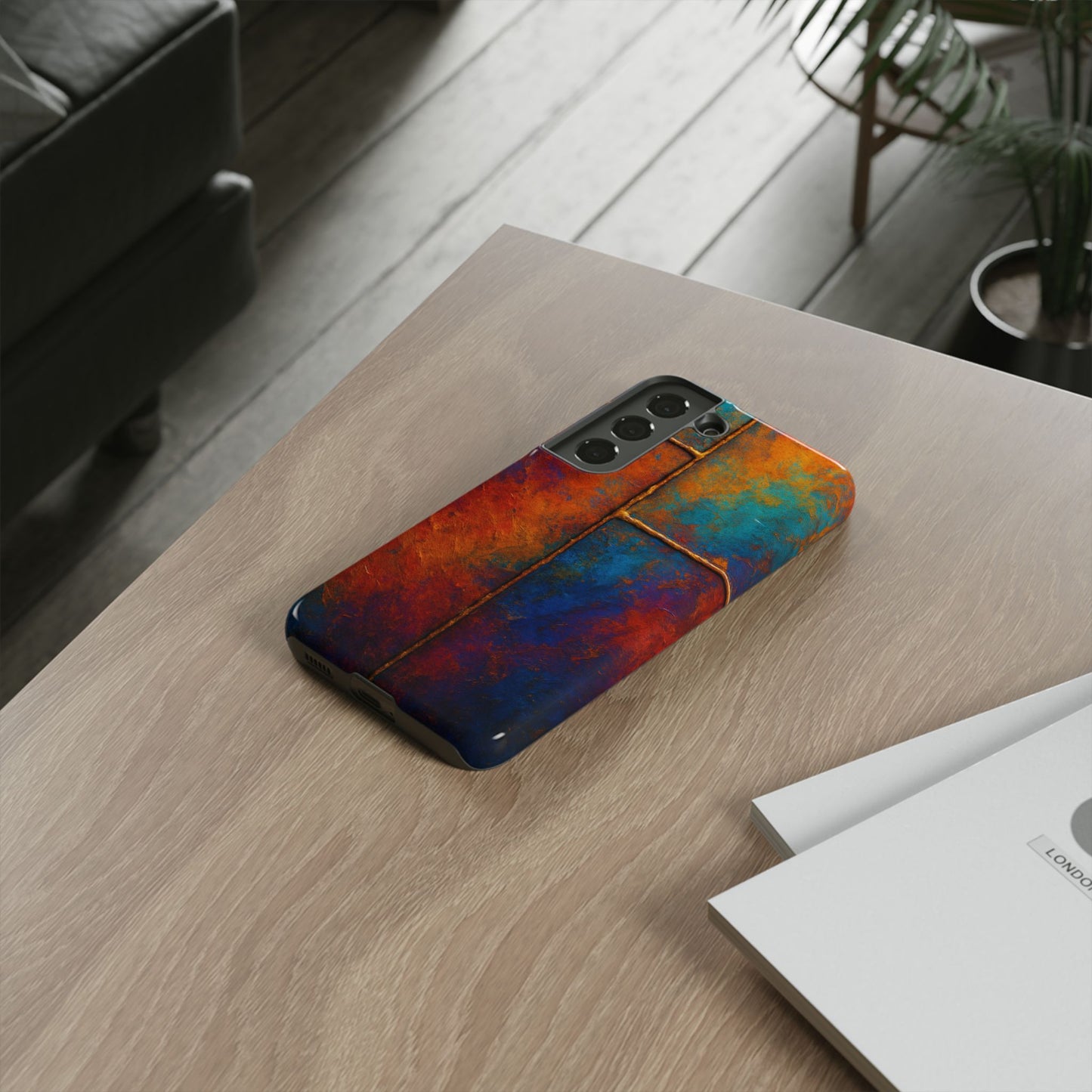 Colorful Artistic Phone Case, Tough Cases, Vibrant Phone Cover, Protective Case, Unique Gift for Art Lovers, Birthday Gift