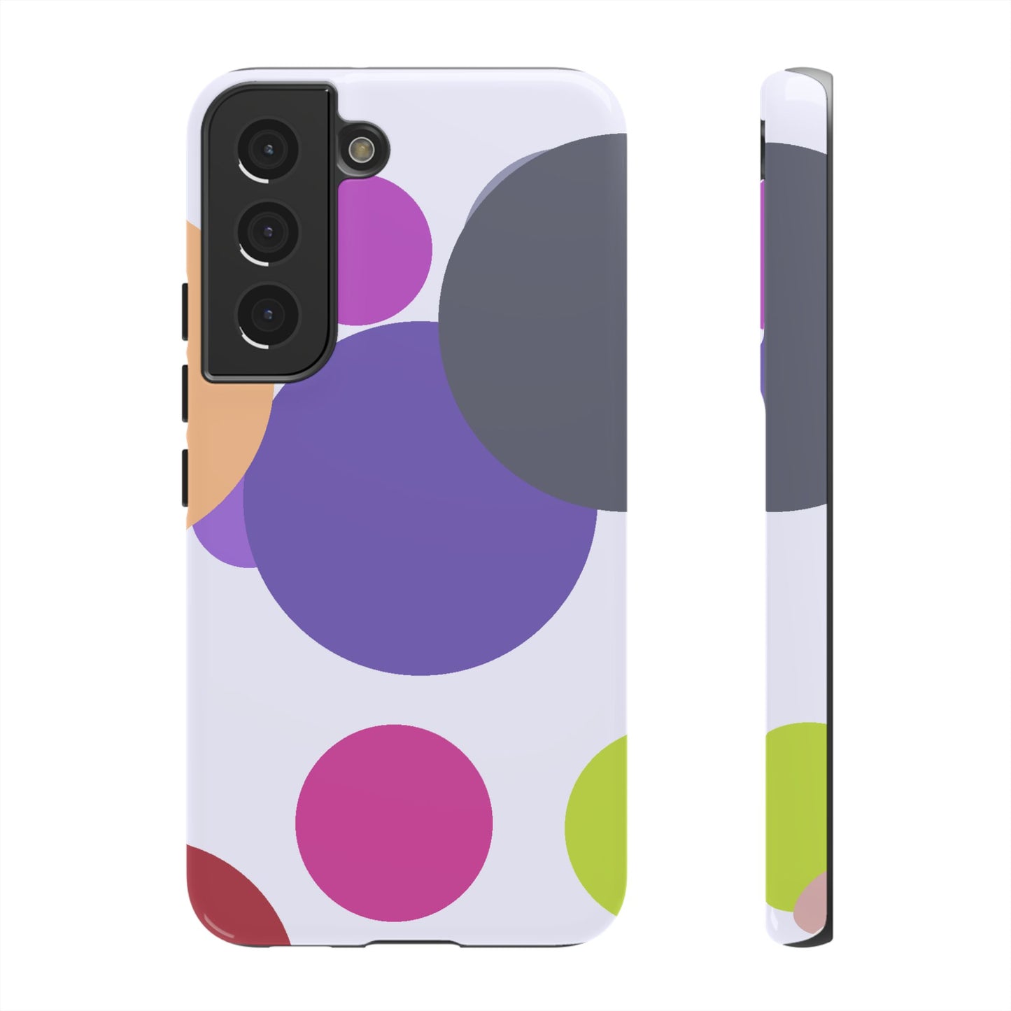 Colorful Geometric Phone Case, Bold Protective Cover for iPhone, Unique Gift for Trendy Teens, Fun Customizable Cases, Modern Design