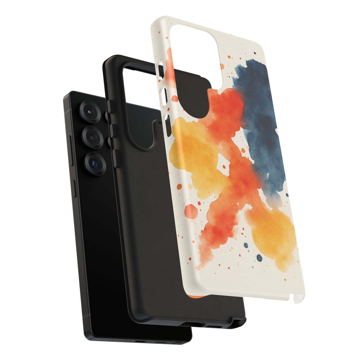 Watercolor Phone Case - Abstract Design, Tough Cases for Men & Women, Stylish Gift, Artistic Accessory for All Occasions