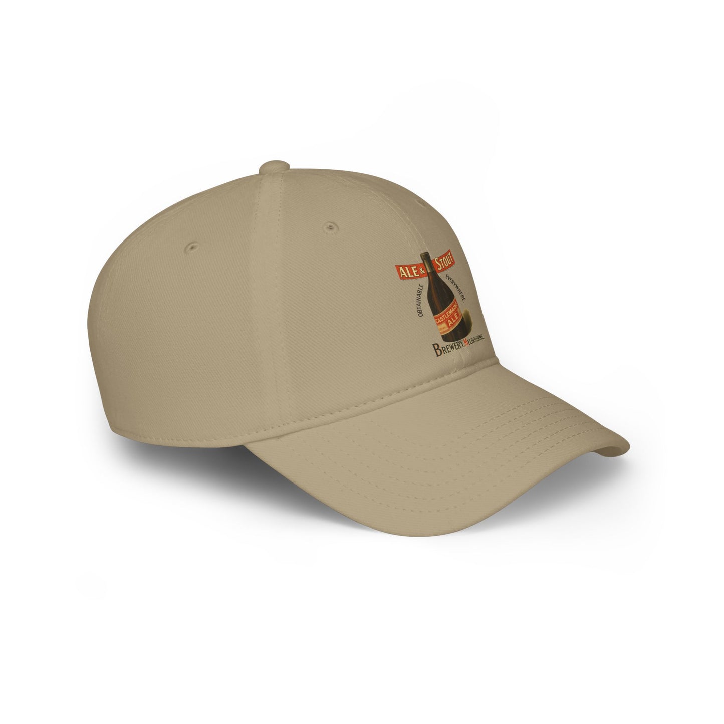 Beer Lover's Low Profile Baseball Cap, Stout Cap, Brewery Gift, Casual Headwear, Summer Hat, Craft Beer Merch