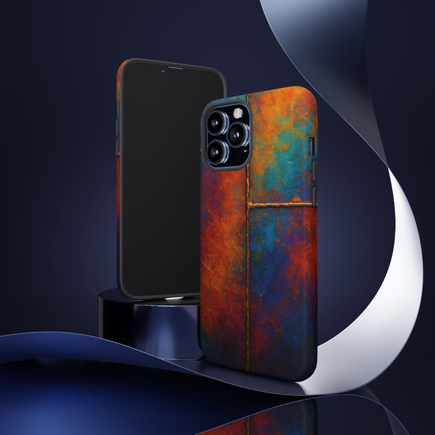 Vibrant Phone Case, Colorful Tough Case Cover, Artistic Phone Protector, Unique Smartphone Accessories, Gift for Tech Lovers