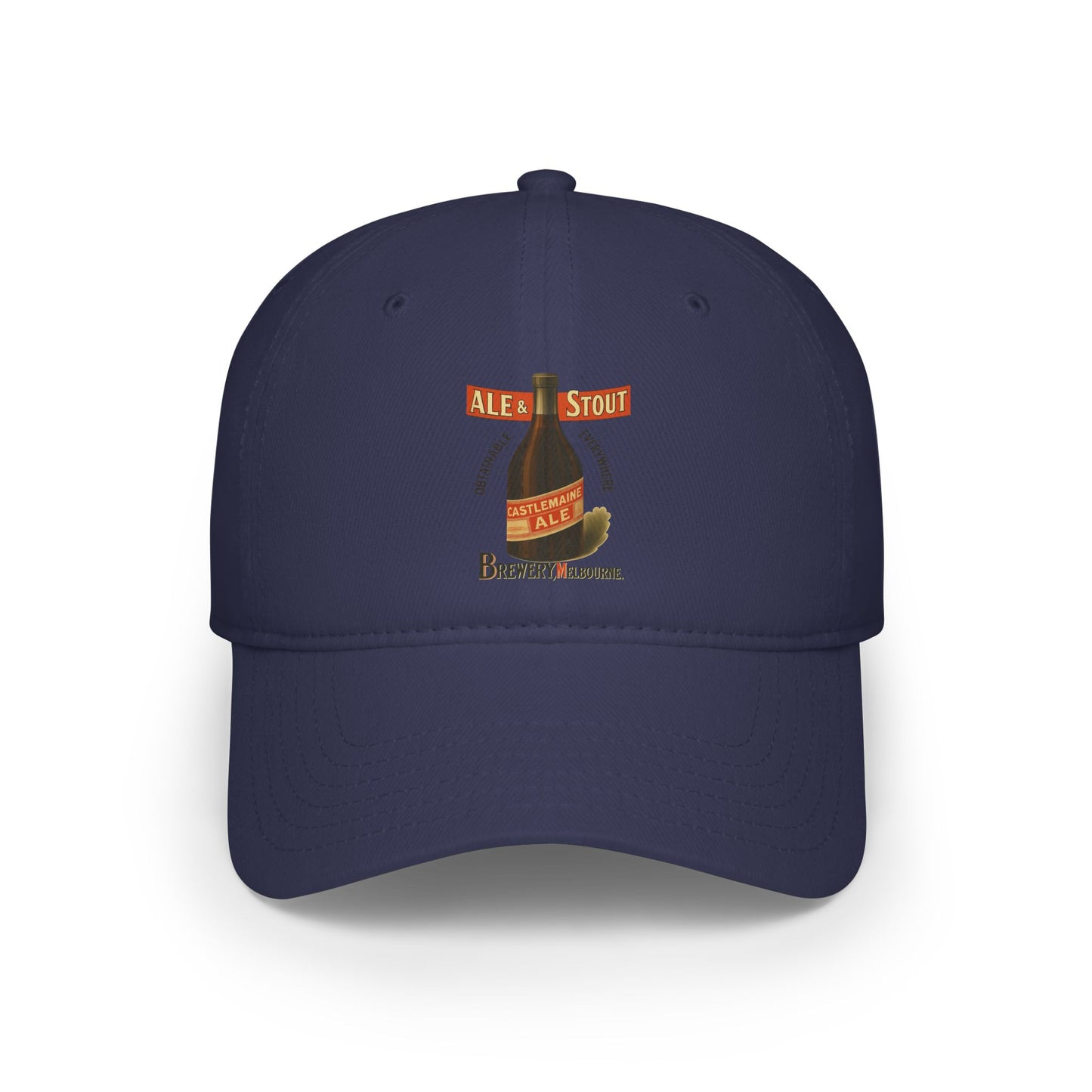 Beer Lover's Low Profile Baseball Cap, Stout Cap, Brewery Gift, Casual Headwear, Summer Hat, Craft Beer Merch