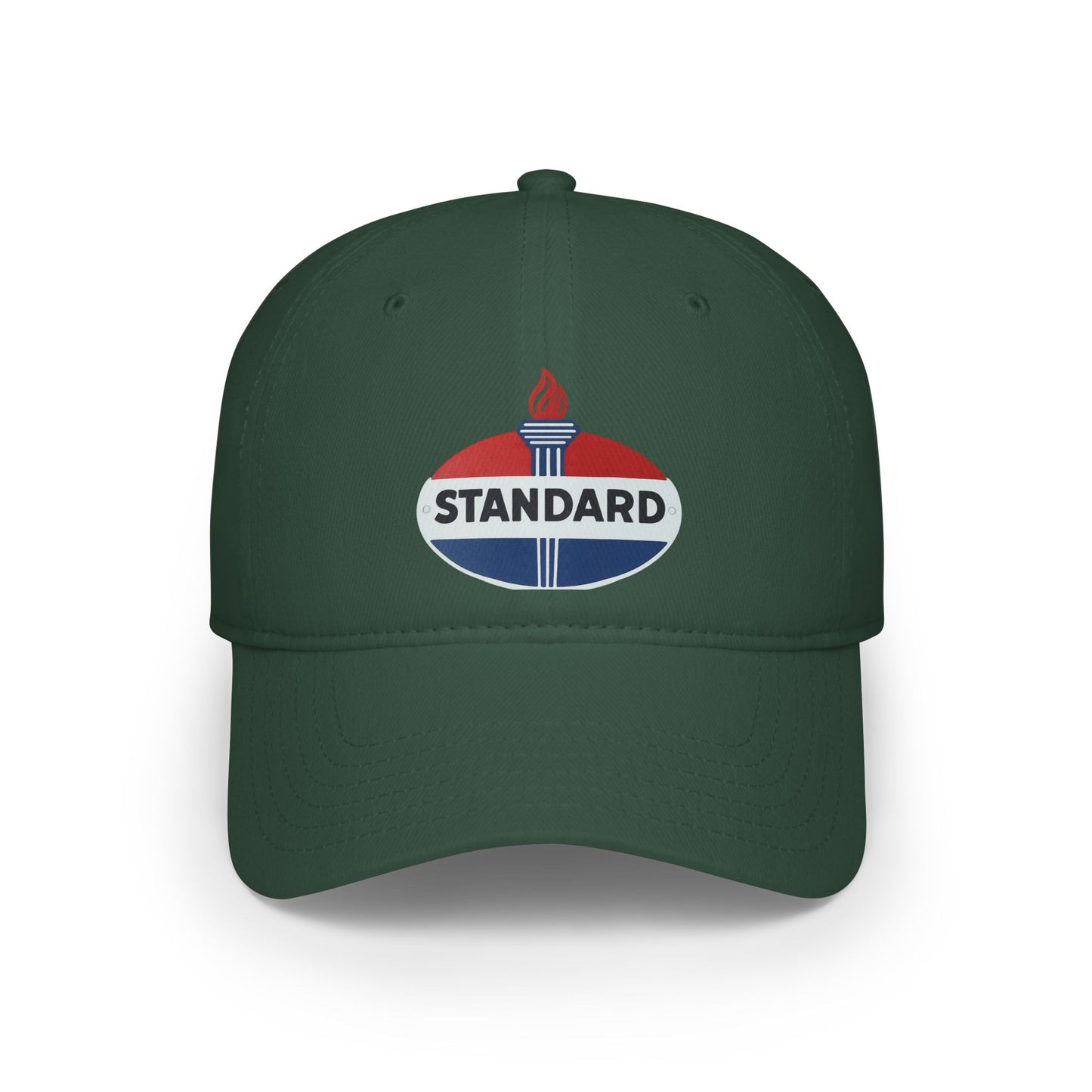 Vintage Style Low Profile Baseball Cap with Standard Logo, Perfect for Casual Outings, Cap Gift, Summer Hat, Outdoor Activities