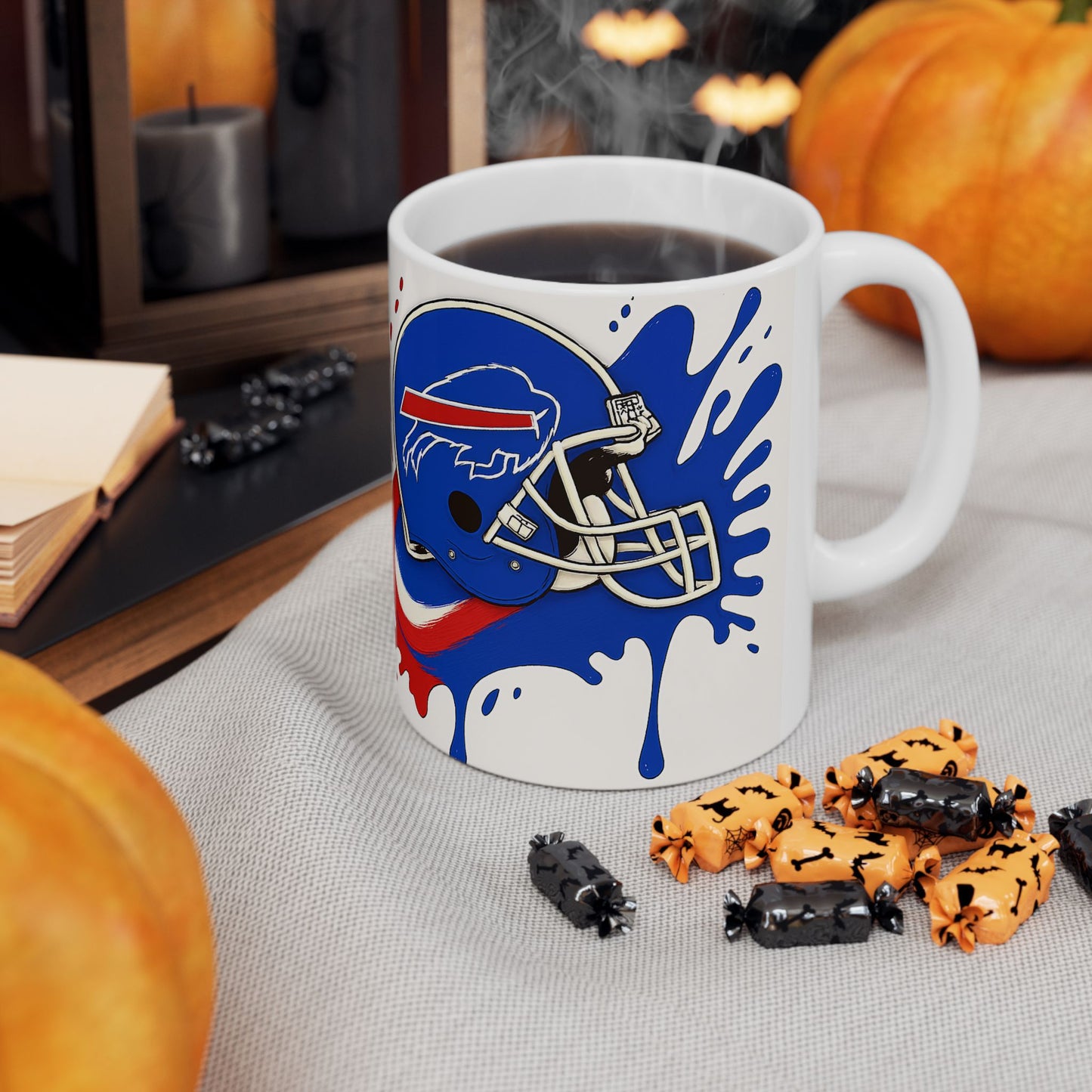 Buffalo Bills Ceramic Mug, Perfect for Game Day, Sports Fan Gift, 11oz & 15oz Sizes, Tailgating, Football Season