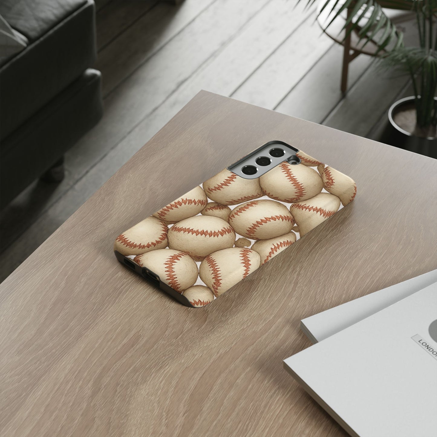 Baseball Phone Case, Tough Cases for Sports Fans, Custom iPhone Cover, Unique Gift for Baseball Lovers, Durable Protection