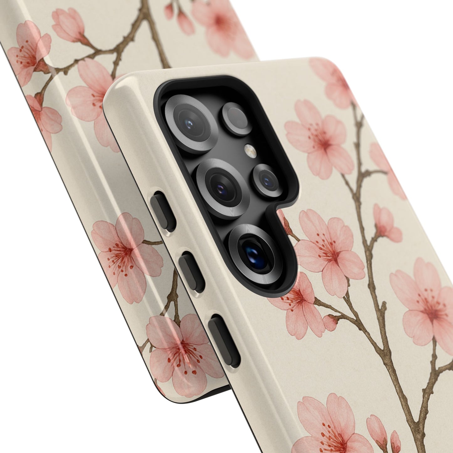 Cherry Blossom Phone Case, Floral Phone Cover, Tough Case for Gifts, Spring Decor, Cute Tech Accessories, Nature Lover's Gift