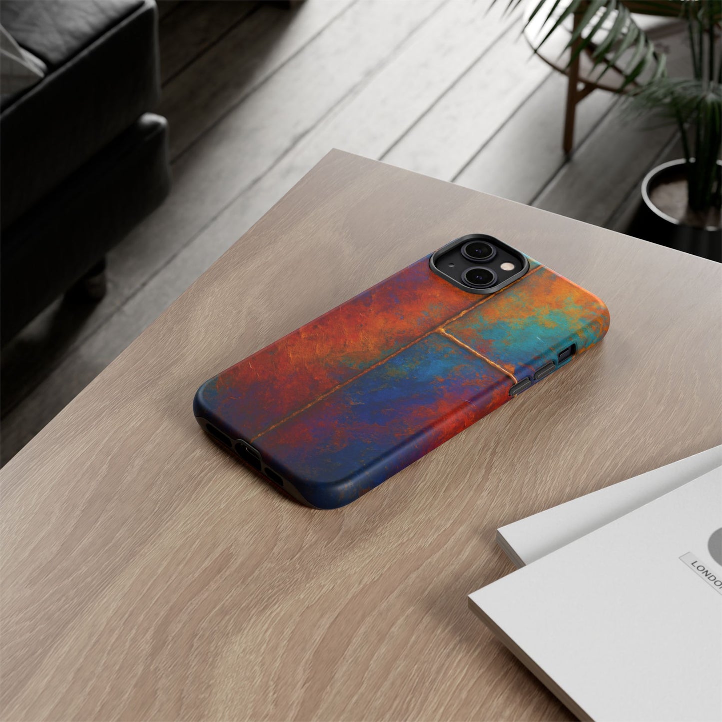 Colorful Artistic Phone Case, Tough Cases, Vibrant Phone Cover, Protective Case, Unique Gift for Art Lovers, Birthday Gift