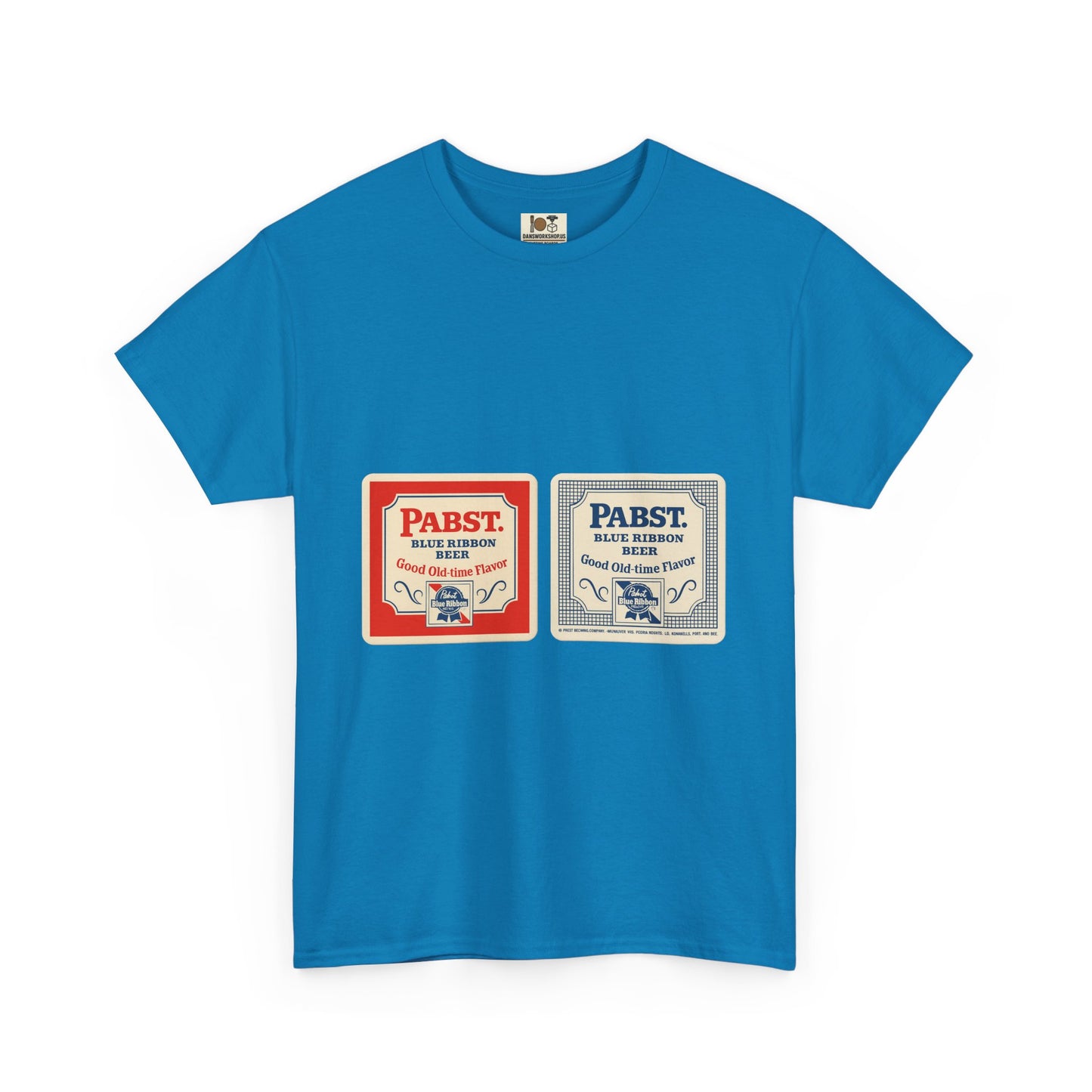 Vintage-Inspired Unisex Heavy Cotton Tee, Perfect for Beer Lovers, Retro Style Shirt, Gift for Him/Her, Casual Wear, Birthday Gift, Pabst beer
