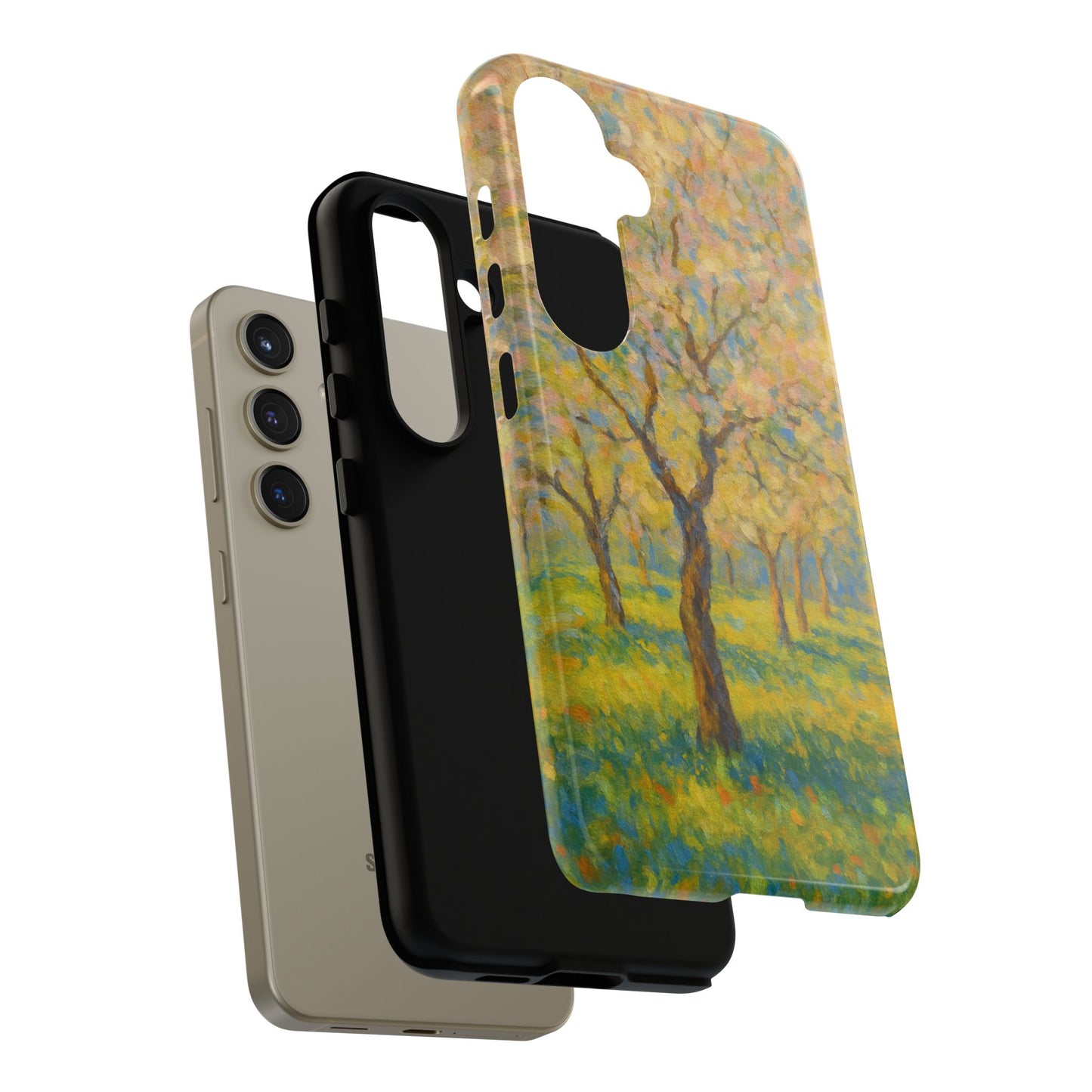 Artistic Phone Case, Tough Phone Case, Flower Tree Case, Spring Decor, Unique Phone Cover, Nature Lover Gift