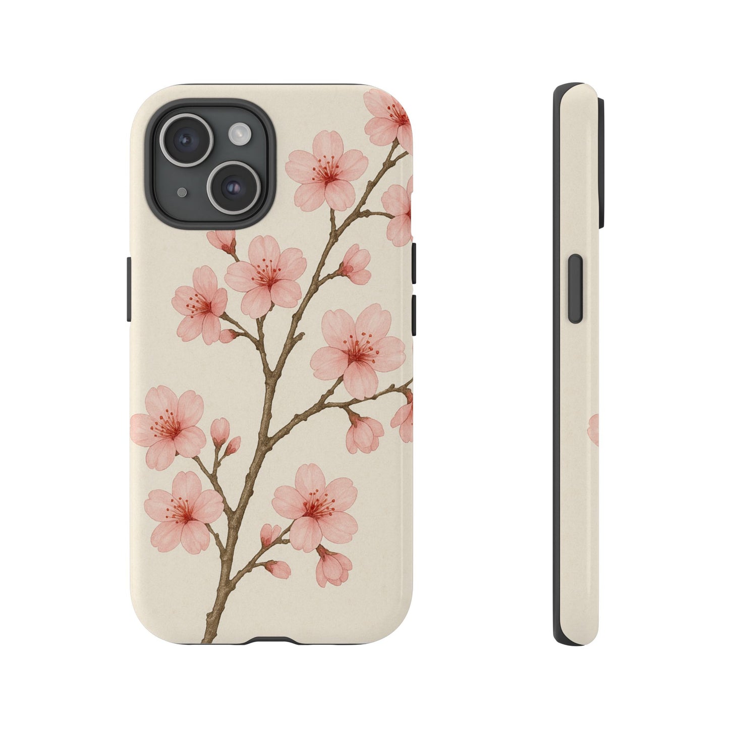 Cherry Blossom Phone Case, Floral Phone Cover, Tough Case for Gifts, Spring Decor, Cute Tech Accessories, Nature Lover's Gift