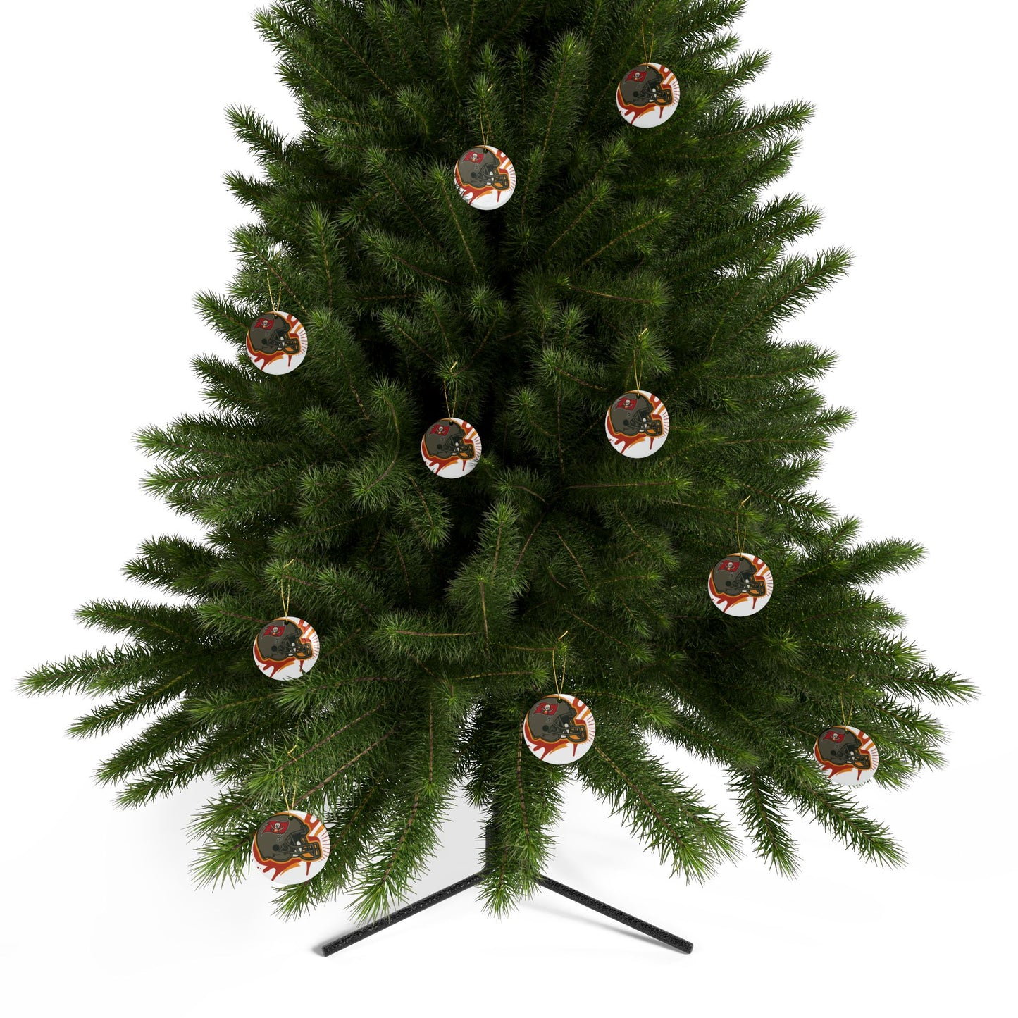 Tampa Bay Buccaneers Ceramic Ornaments – Xmas Decor, Holiday Gift, Sports Fan Decoration, Football Tree Ornament