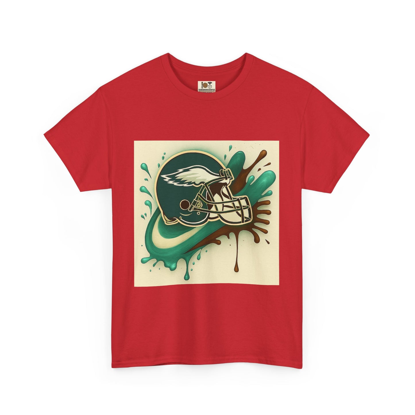 Eagles Fan Unisex Heavy Cotton Tee, Sports Shirt, Team Apparel, Game Day Outfit, Football Merchandise