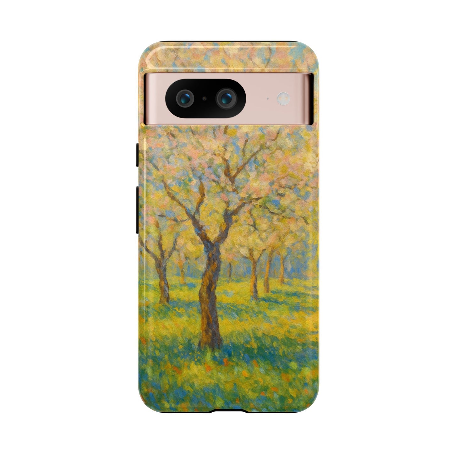 Artistic Phone Case, Tough Phone Case, Flower Tree Case, Spring Decor, Unique Phone Cover, Nature Lover Gift