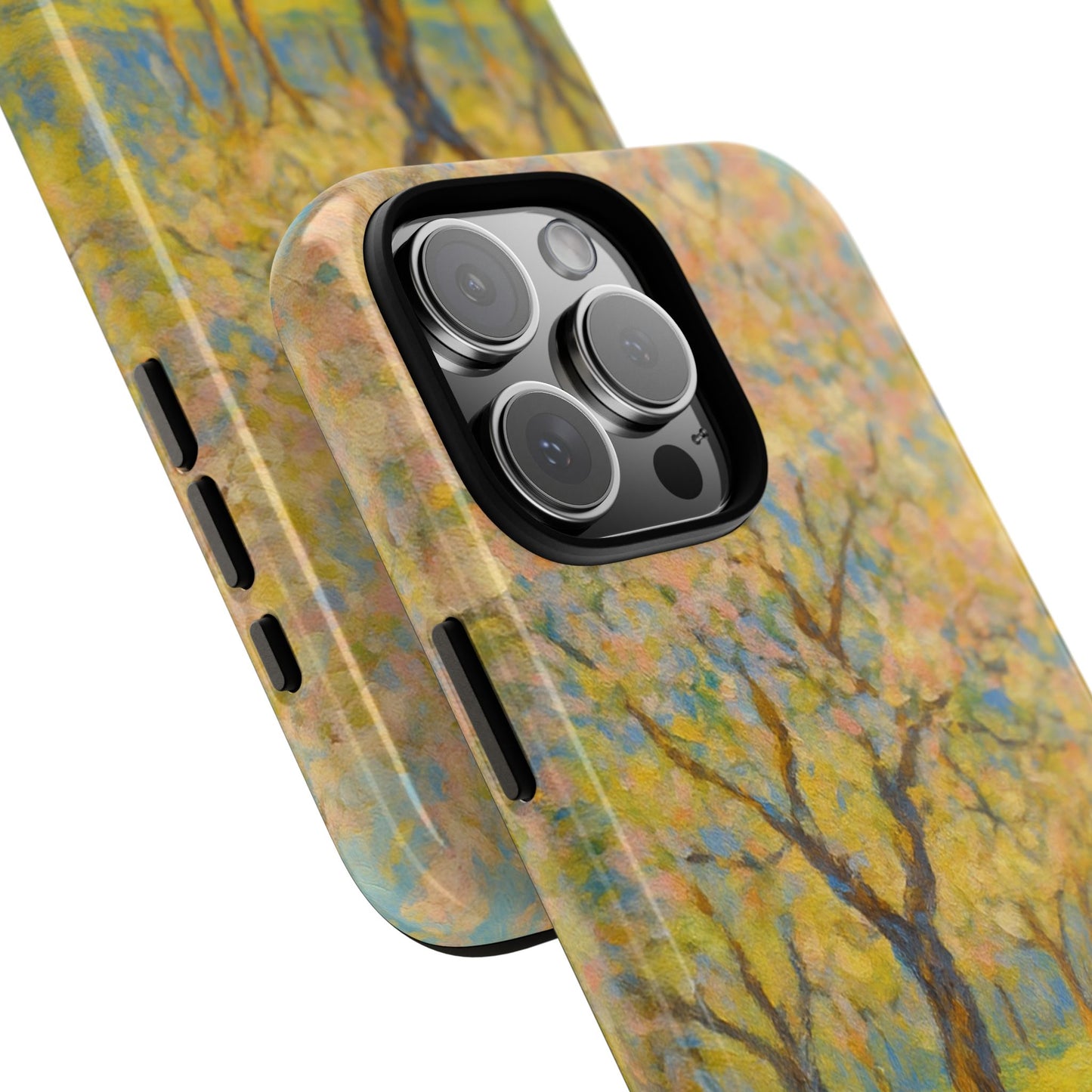 Artistic Phone Case, Tough Phone Case, Flower Tree Case, Spring Decor, Unique Phone Cover, Nature Lover Gift