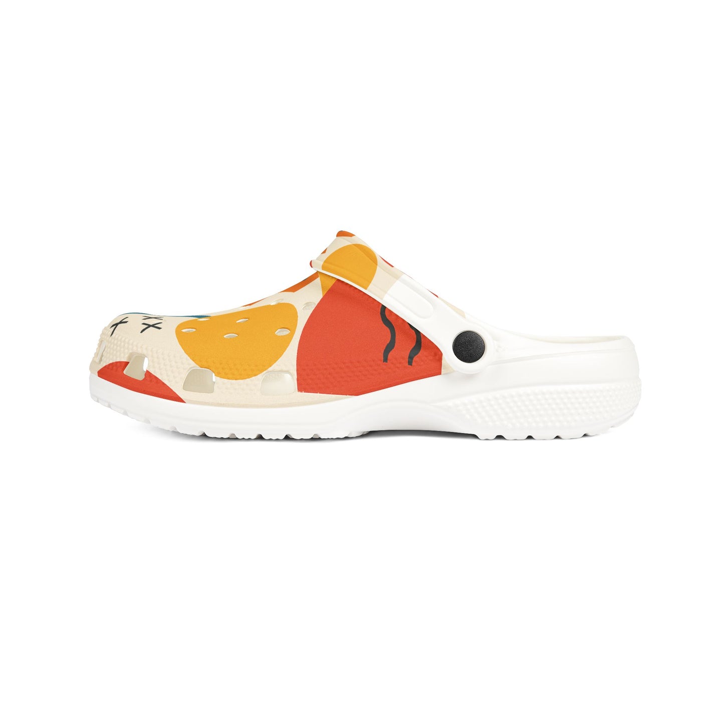Colorful Patterned EVA Foam Clogs, Stylish Slip-On Shoes, Casual Footwear, Summer Accessories, Unique Gift Idea