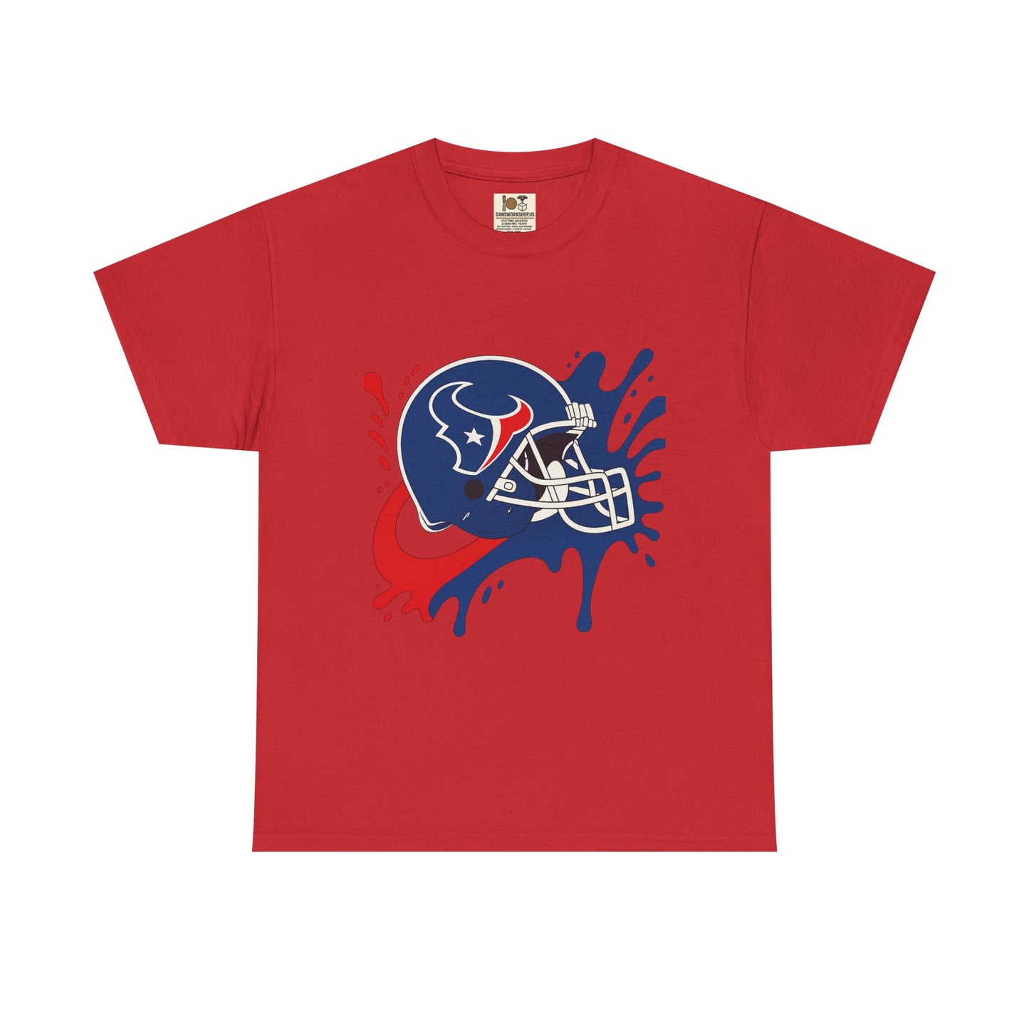 Football Splash Art Tee, Unisex Sports Shirt, Game Day Casual Wear, Gift for Fans, Holidays, Team Spirit Apparel