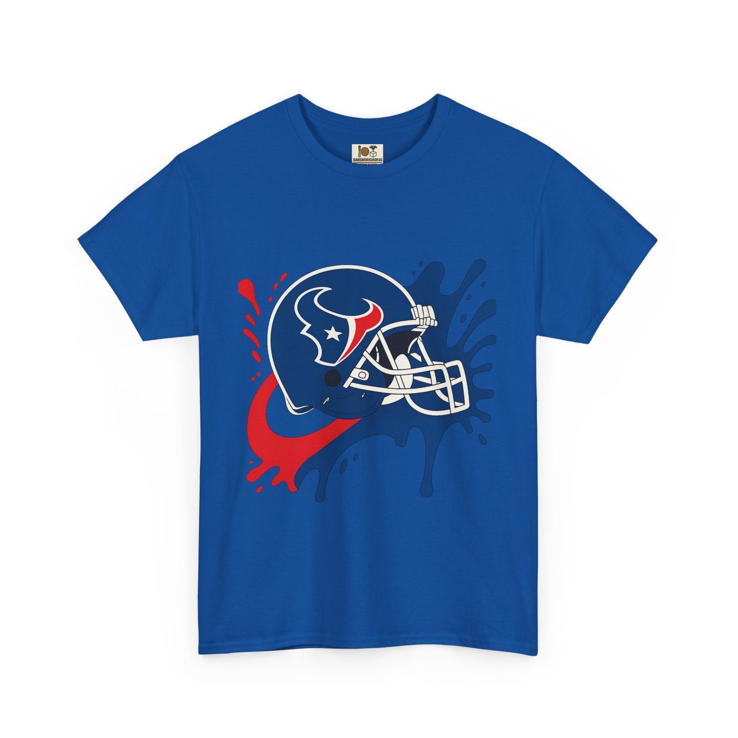Football Splash Art Tee, Unisex Sports Shirt, Game Day Casual Wear, Gift for Fans, Holidays, Team Spirit Apparel
