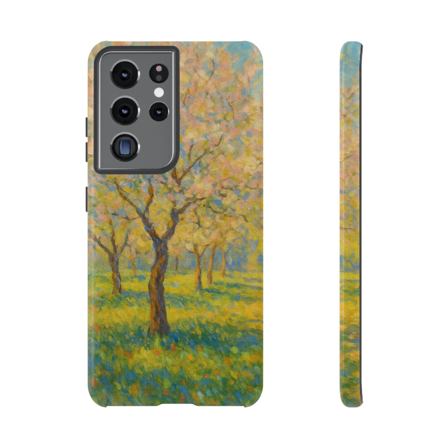 Artistic Phone Case, Tough Phone Case, Flower Tree Case, Spring Decor, Unique Phone Cover, Nature Lover Gift