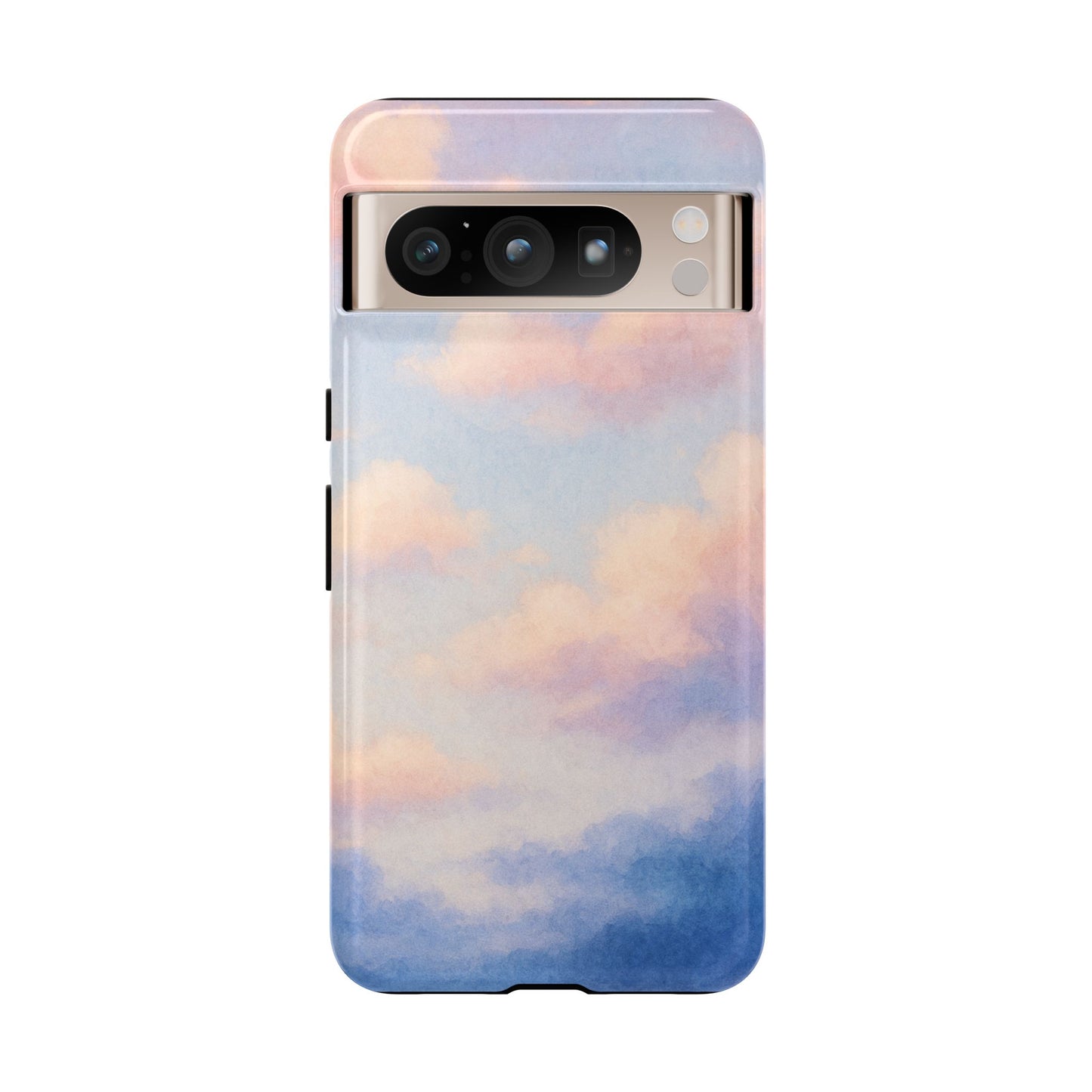 Sky Blue Cloud Phone Case, Tough Phone Cover, Aesthetic Cell Phone Accessory, Gift for Teen, Trendy Tech Protection