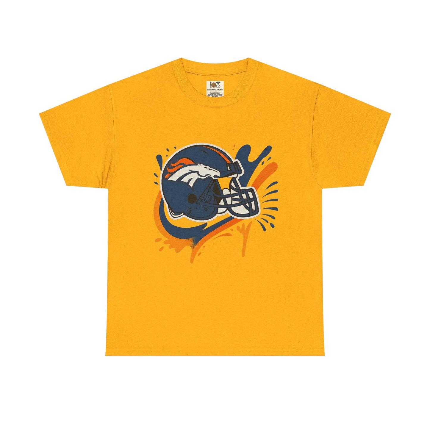 Denver Broncos Heavy Cotton Tee, Sports Team Shirt, Game Day Apparel, Unisex T-Shirt, Football Fan Gift, Denver Merchandise