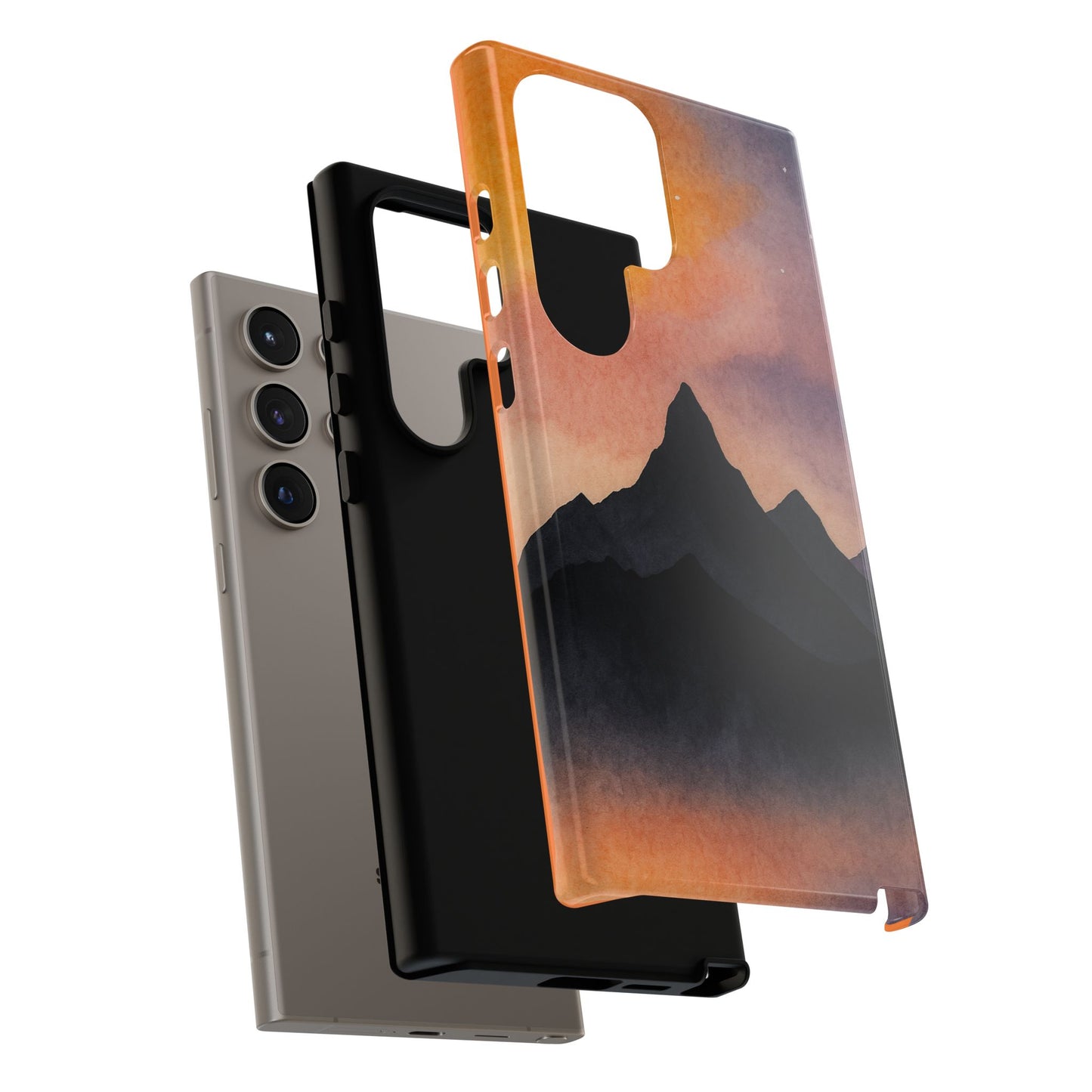 Mountain Sunset Phone Case, Nature Lover's Gift, Adventure Phone Cover, Unique Cellphone Accessories, Outdoor Enthusiast Decor