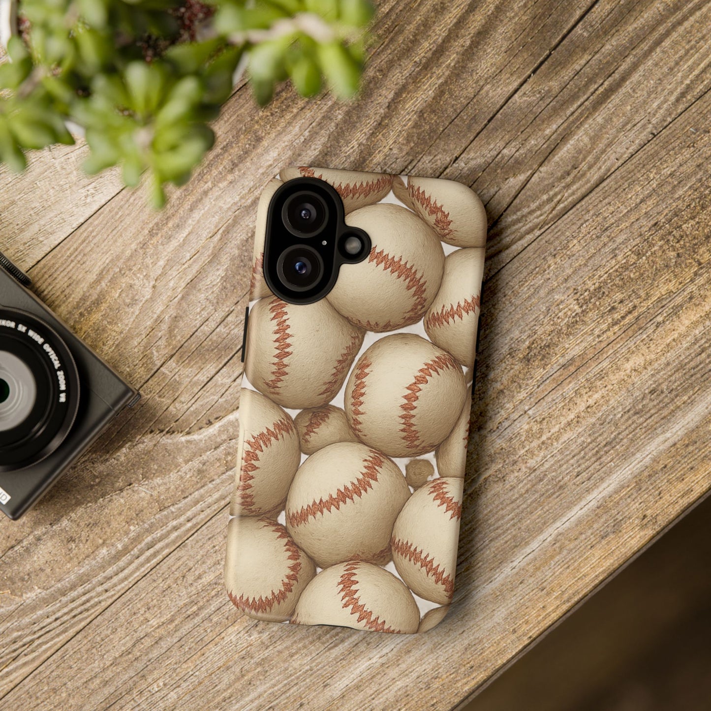 Baseball Phone Case, Tough Cases for Sports Fans, Custom iPhone Cover, Unique Gift for Baseball Lovers, Durable Protection