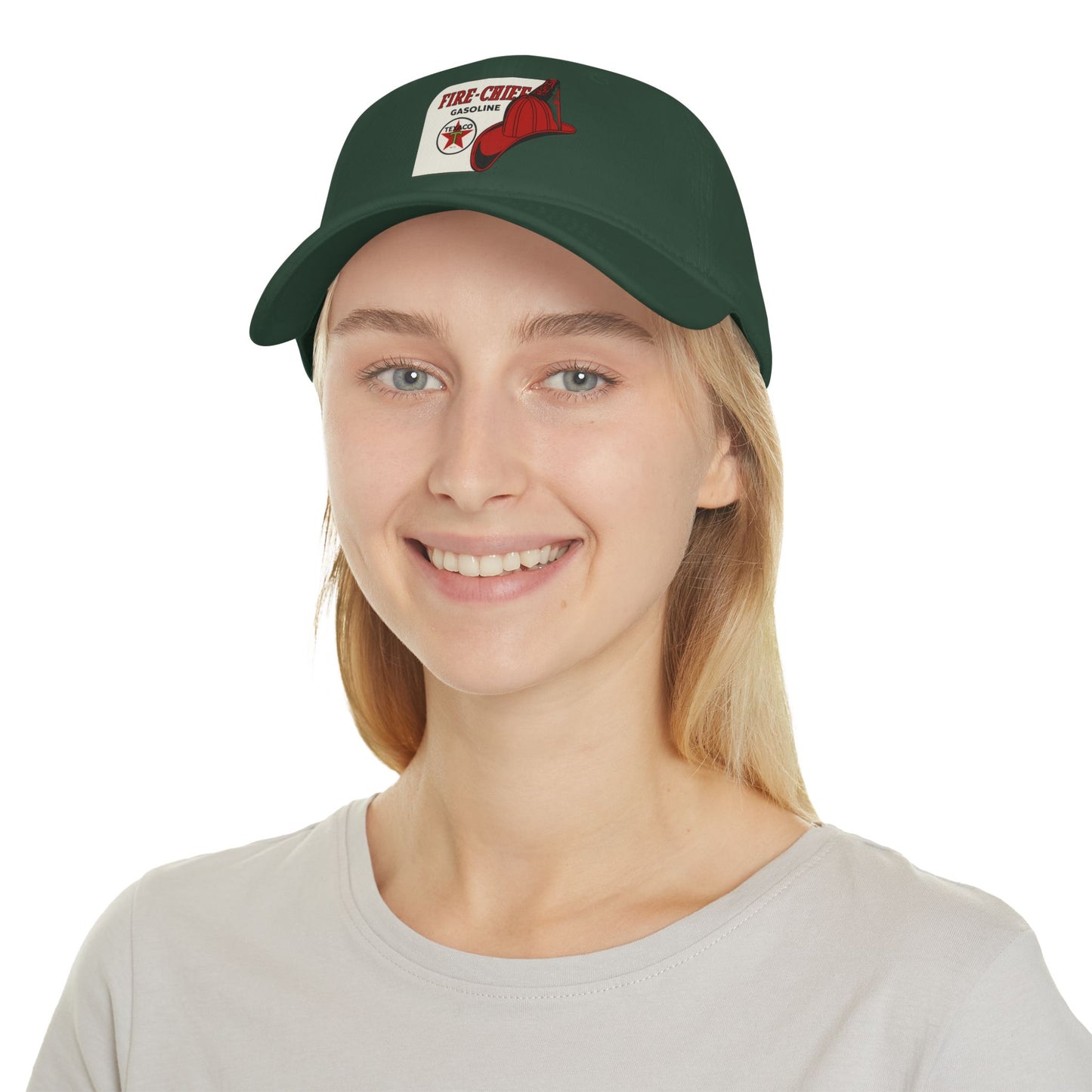 Vintage Fire Chief Baseball Cap, Ideal for Firefighters, Red Hat, Gasoline Logo Cap, Unique Gift for Men and Women