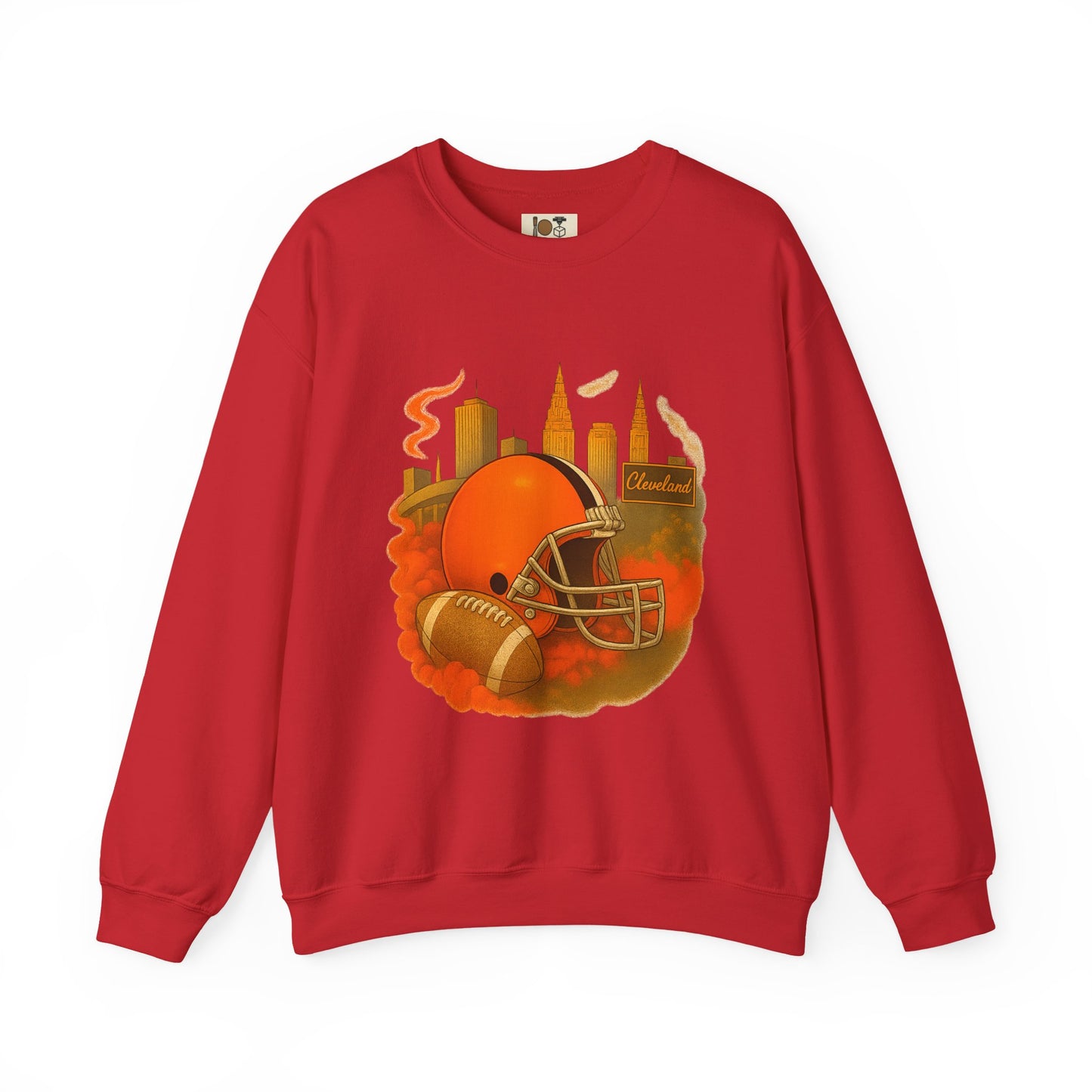 Cleveland Football Crewneck Sweatshirt