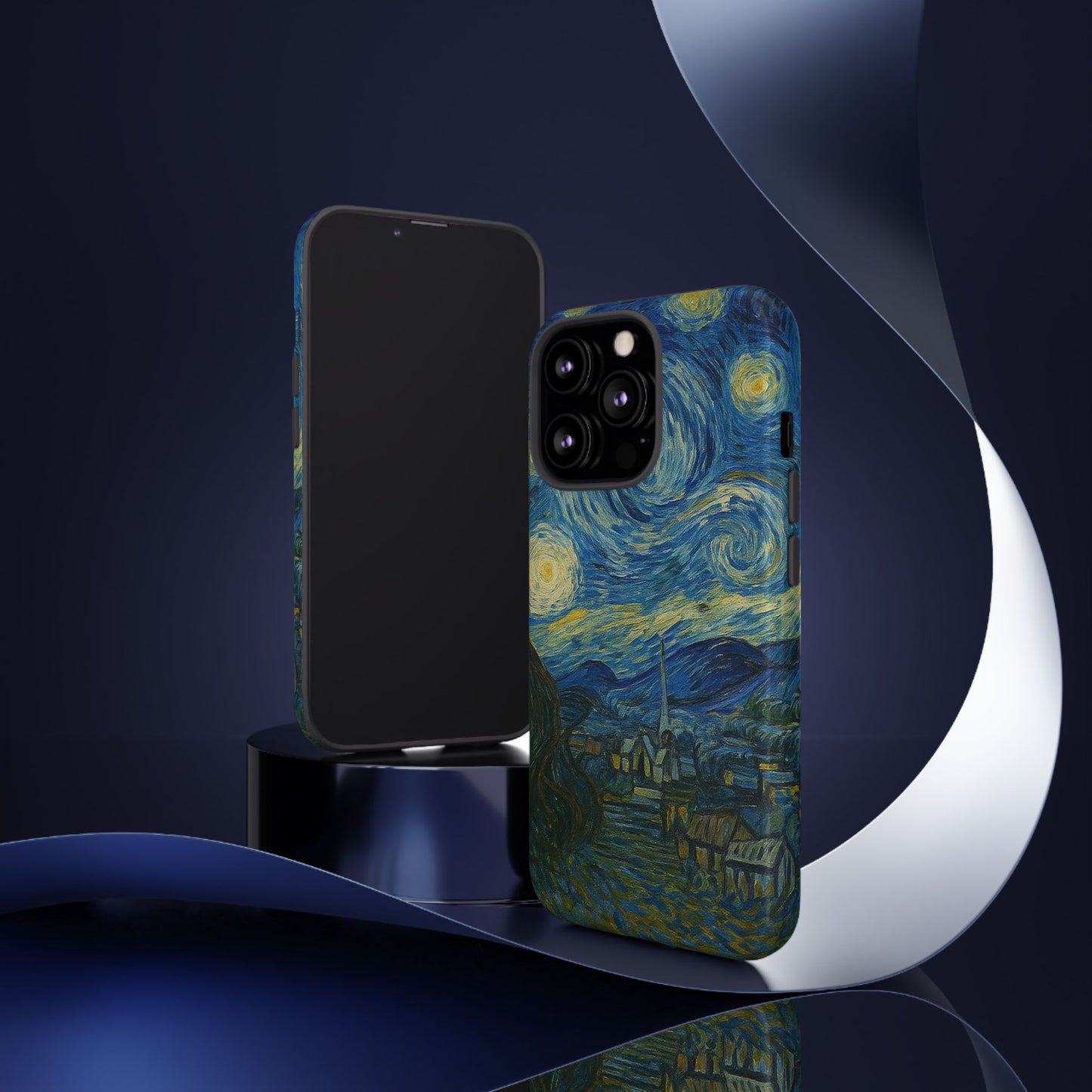 Starry Night Phone Case, Artistic Cell Phone Cover, Gift for Art Lovers, Unique Phone Accessory, Birthday Gift for Him/Her, Tough Cases