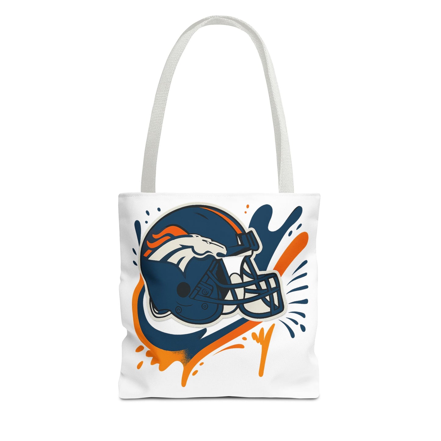 Denver Broncos Sports Tote Bag, Game Day Tote, Football Fan Gift, NFL Accessories, Team Spirit Bag, AOP Design