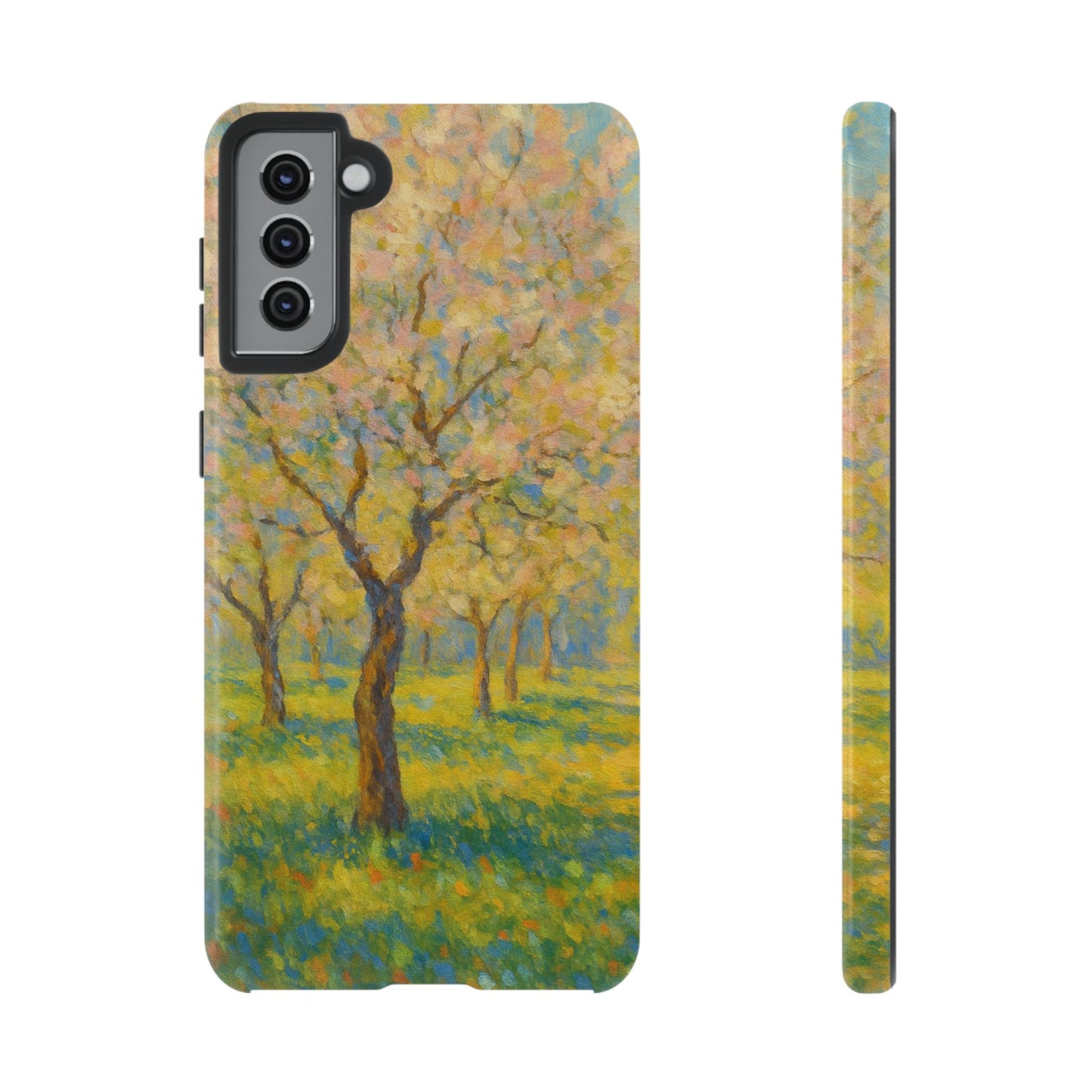 Artistic Phone Case, Tough Phone Case, Flower Tree Case, Spring Decor, Unique Phone Cover, Nature Lover Gift