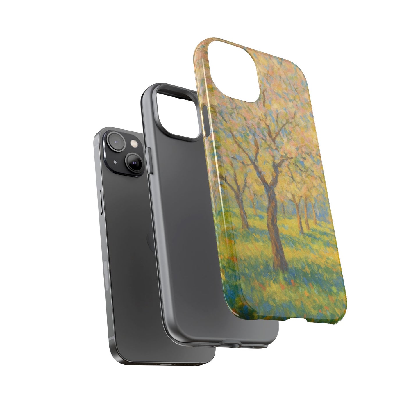 Artistic Phone Case, Tough Phone Case, Flower Tree Case, Spring Decor, Unique Phone Cover, Nature Lover Gift