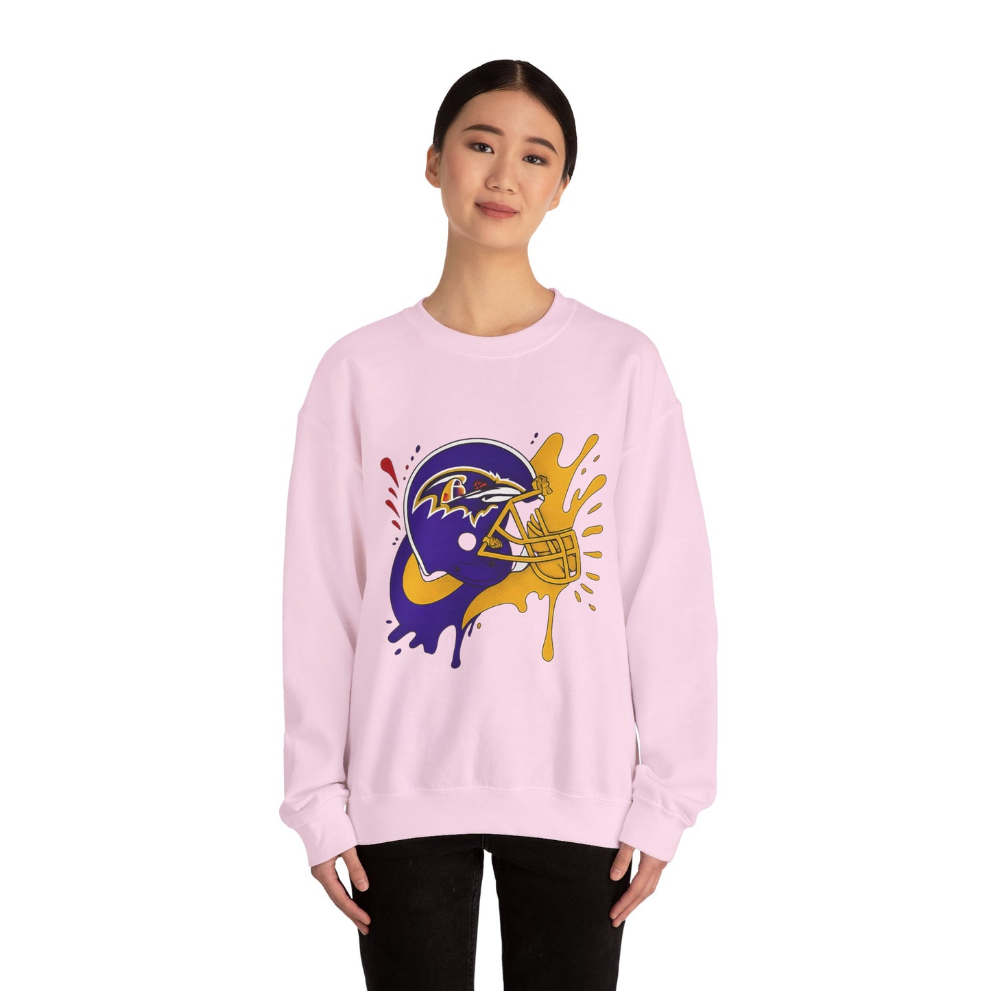 Baltimore Ravens Crewneck Sweatshirt, Unisex Sport Sweatshirt, Football Fan Apparel, Comfy Game Day Outfit, NFL Gift for Him/Her