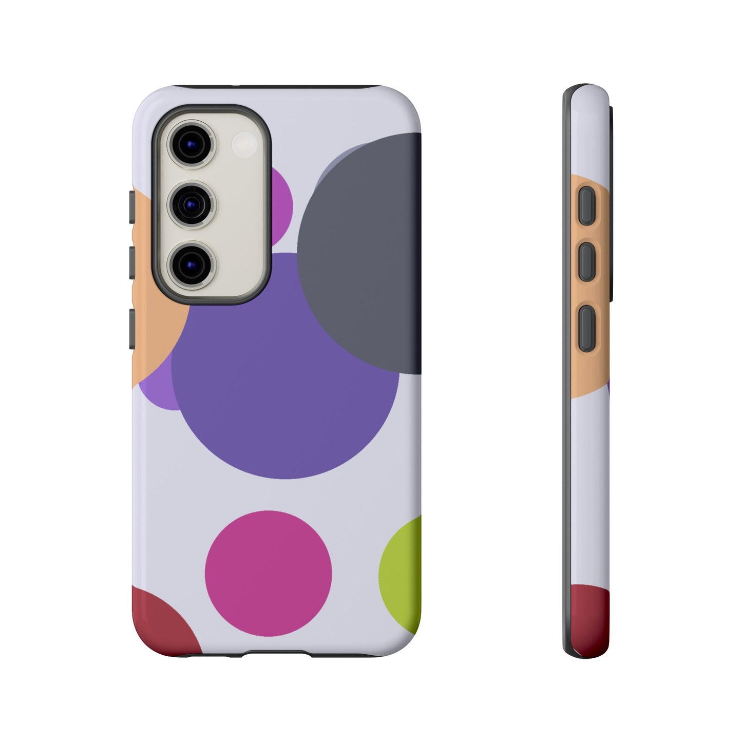 Colorful Geometric Phone Case, Bold Protective Cover for iPhone, Unique Gift for Trendy Teens, Fun Customizable Cases, Modern Design