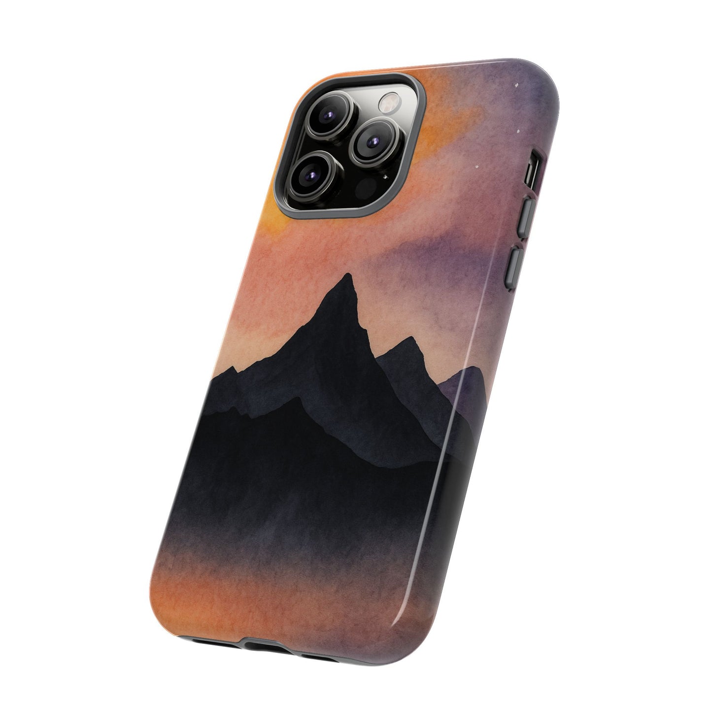 Mountain Sunset Phone Case, Nature Lover's Gift, Adventure Phone Cover, Unique Cellphone Accessories, Outdoor Enthusiast Decor