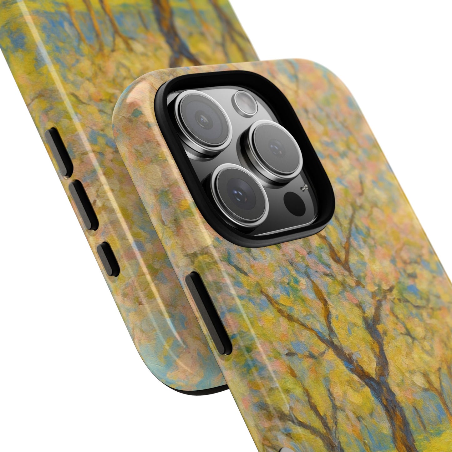 Artistic Phone Case, Tough Phone Case, Flower Tree Case, Spring Decor, Unique Phone Cover, Nature Lover Gift